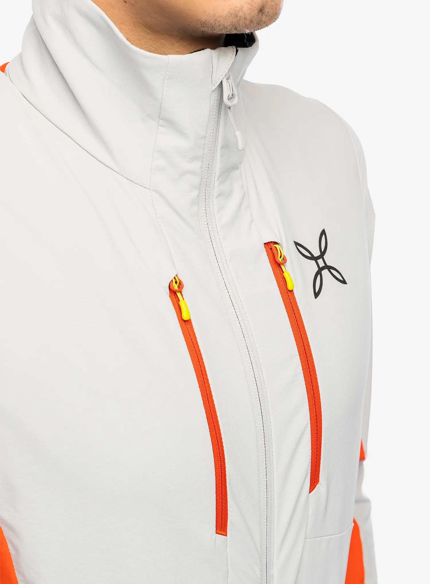 Softshellová bunda Montura Speed Style Jacket - quiet grey/orange