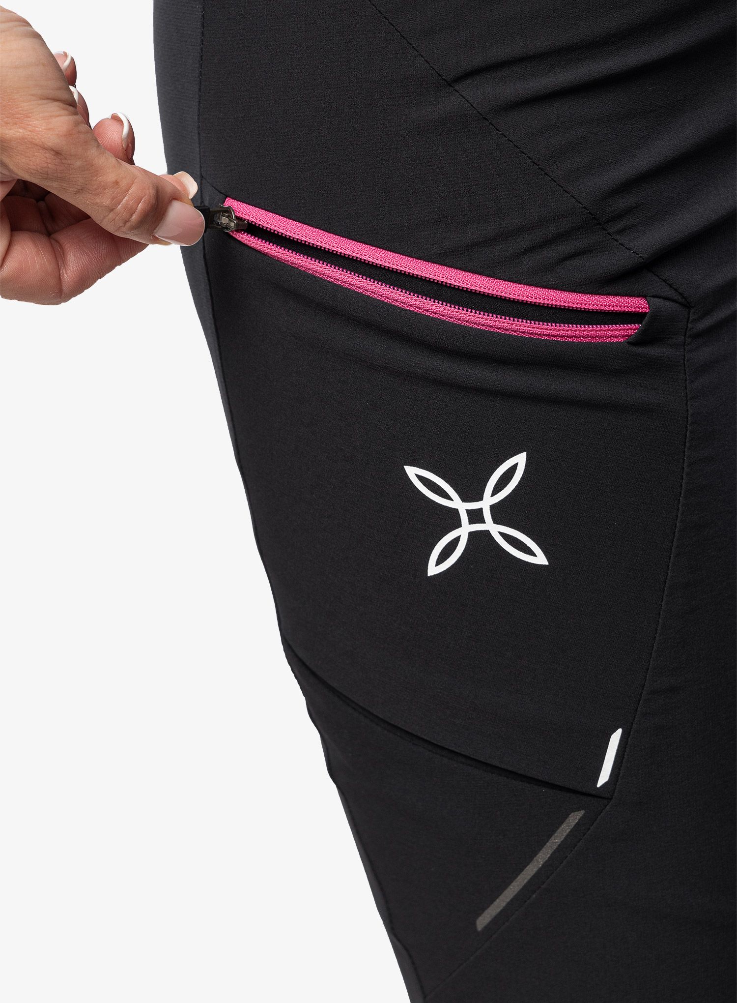 Skialpové kalhoty dámské Montura Speed Style Pants - black/intense violet