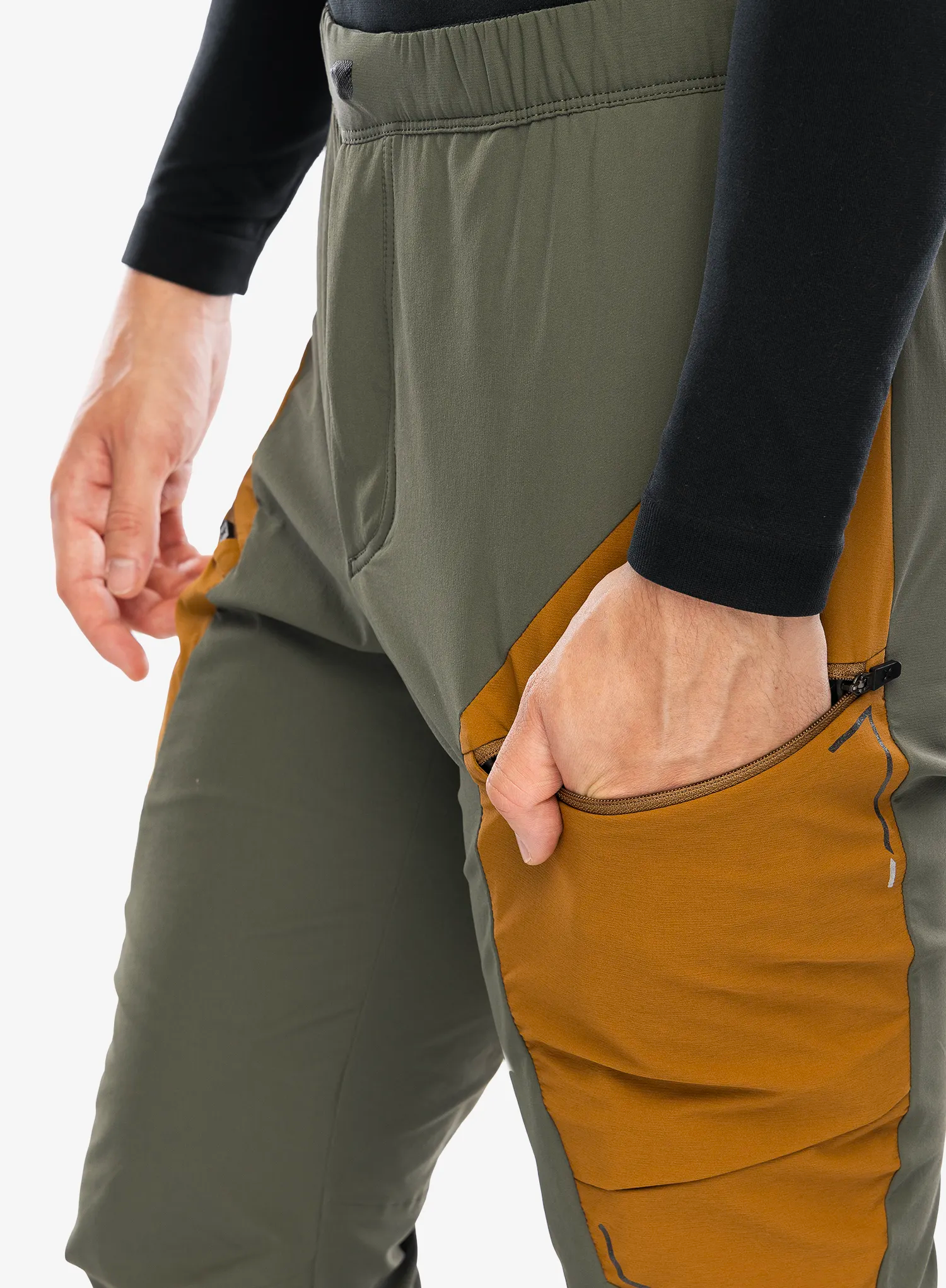 Skialpové kalhoty Montura Speed Style Pants - sage green/bronze brown