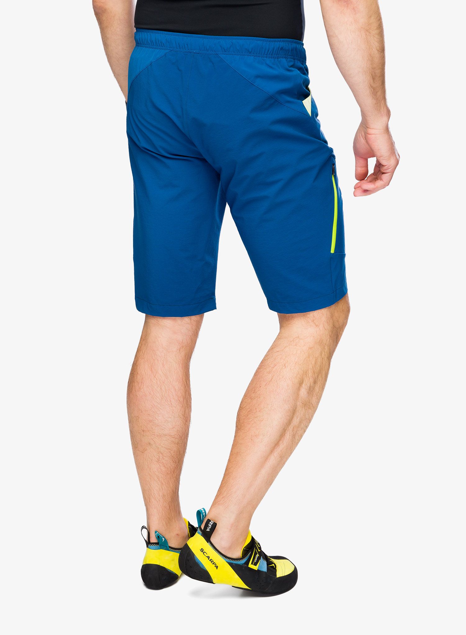 Lezecké kraťasy Montura Spitze Bermuda - deep blue/lime green