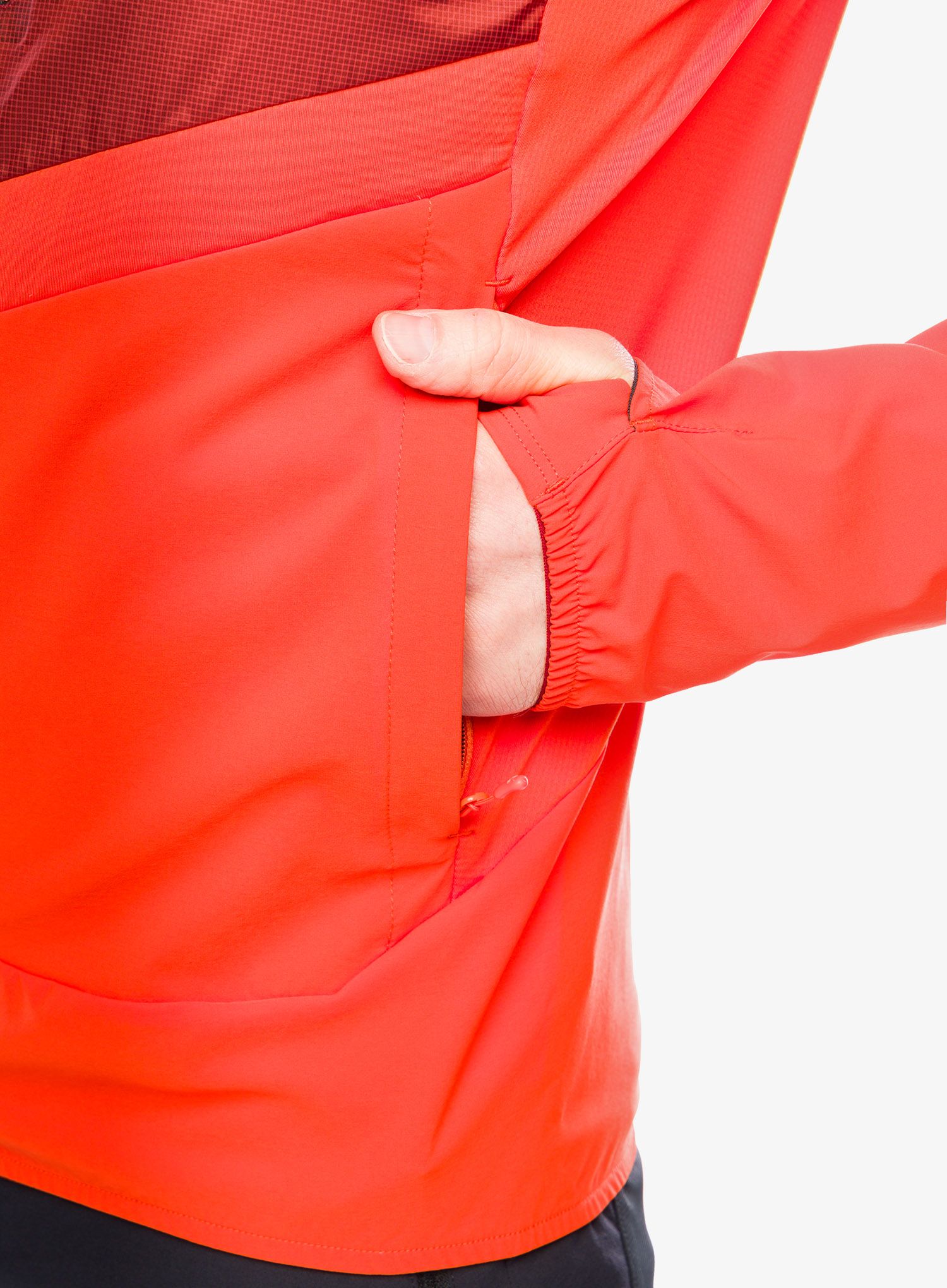Softshellová bunda Montura Spitze Hybrid Jacket - bright orange/tobacco