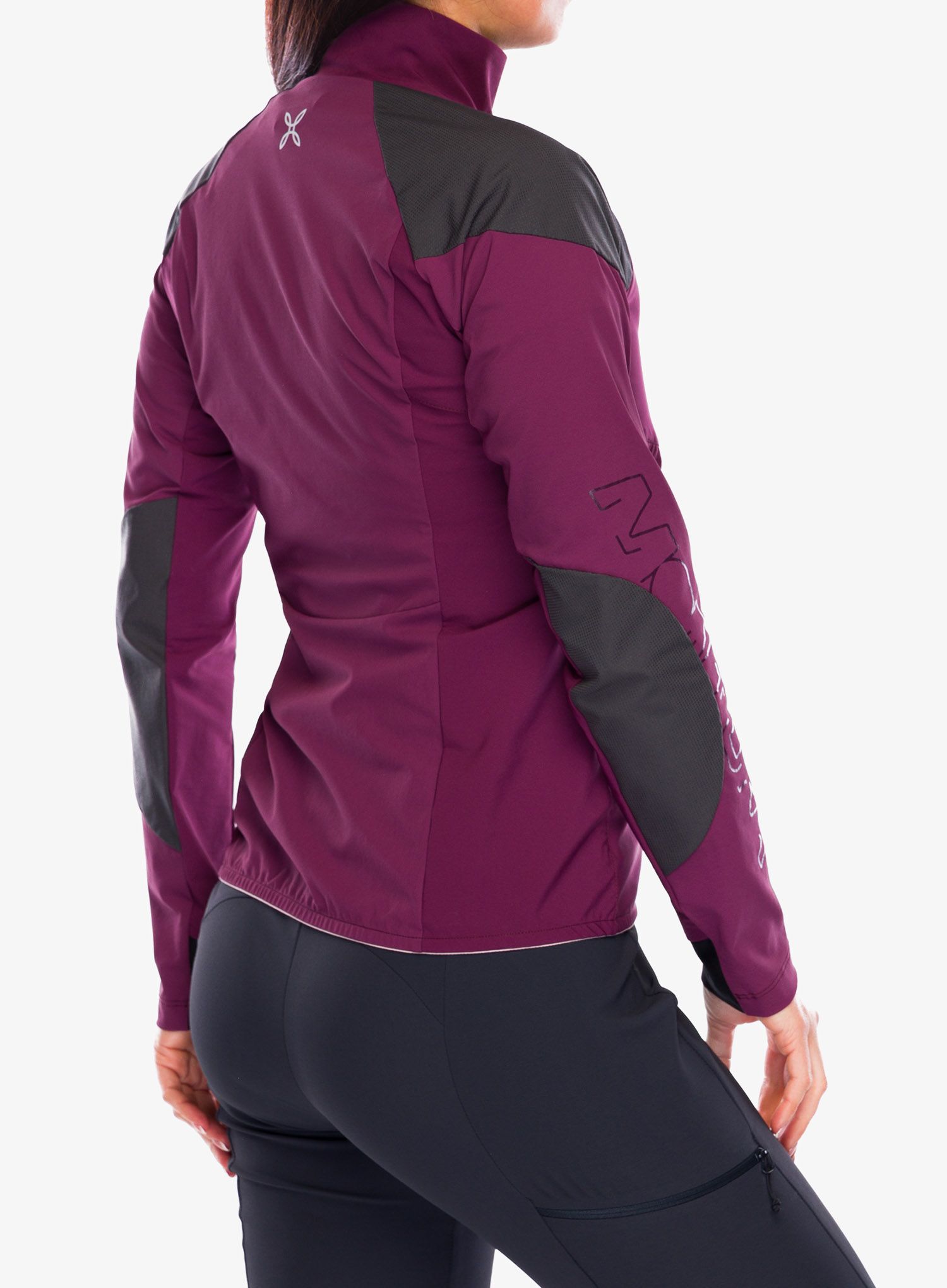 Dámská bunda Montura Spitze Jacket - wine/light rose