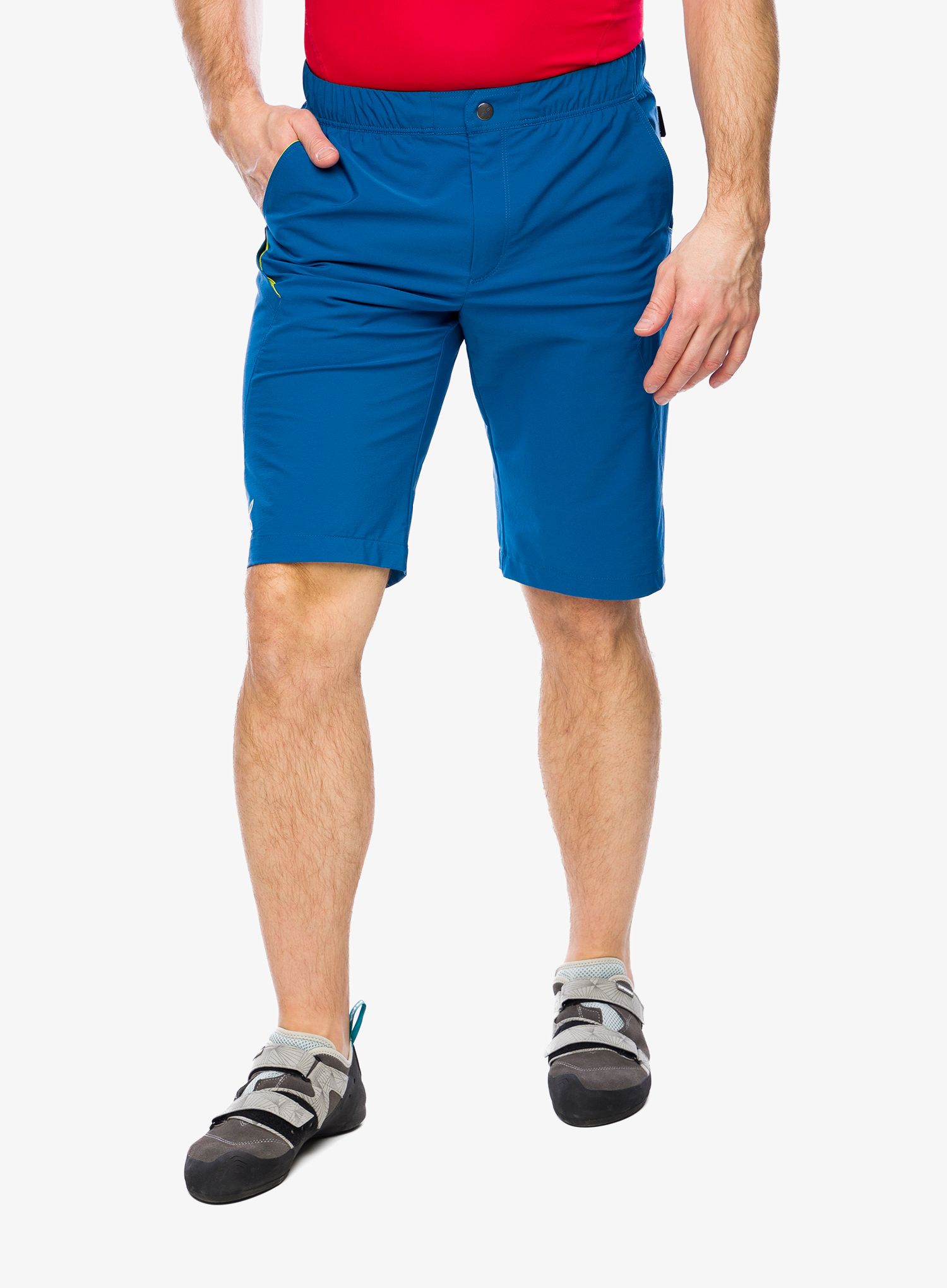 Lezecké kraťasy Montura Spitze Licht Bermuda - deep blue/lime green
