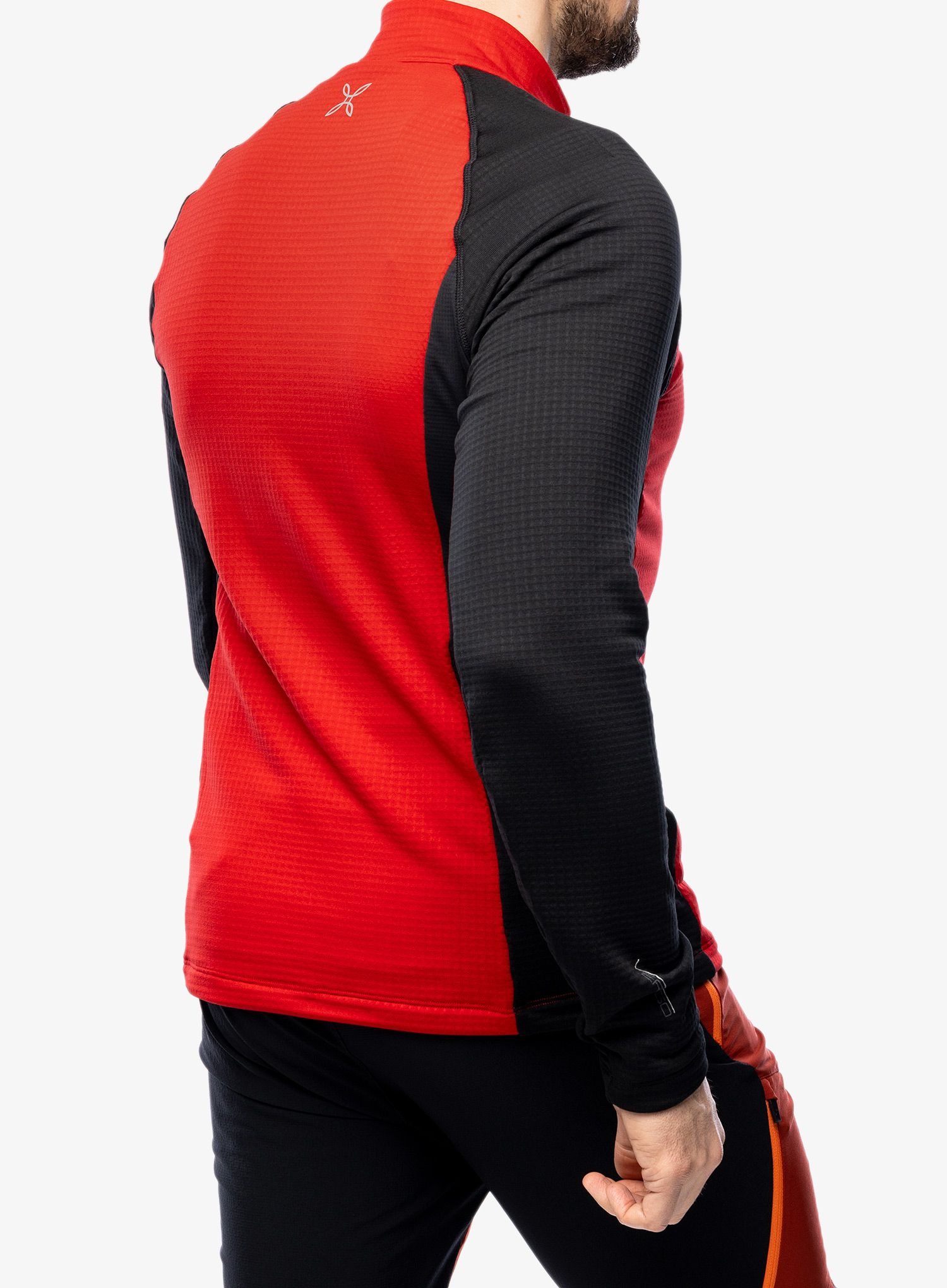 Mikina se zipem Montura Stretch Color 2 Anorak - red