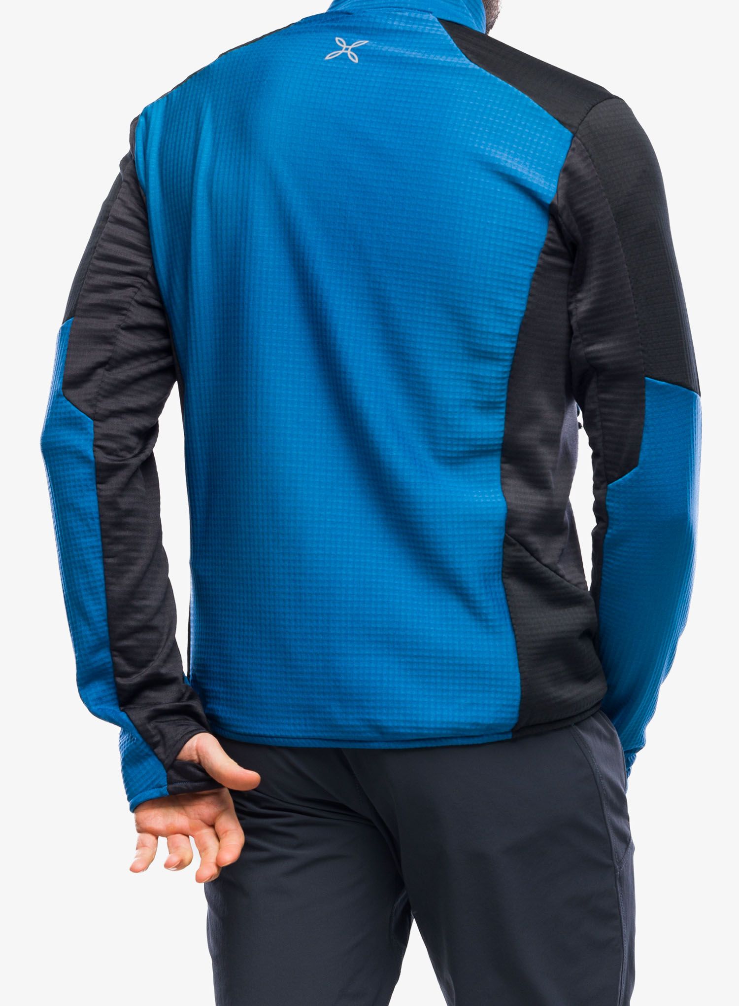 Rozepínací mikina Montura Stretch Color Conf.Fit Maglia - deep blue