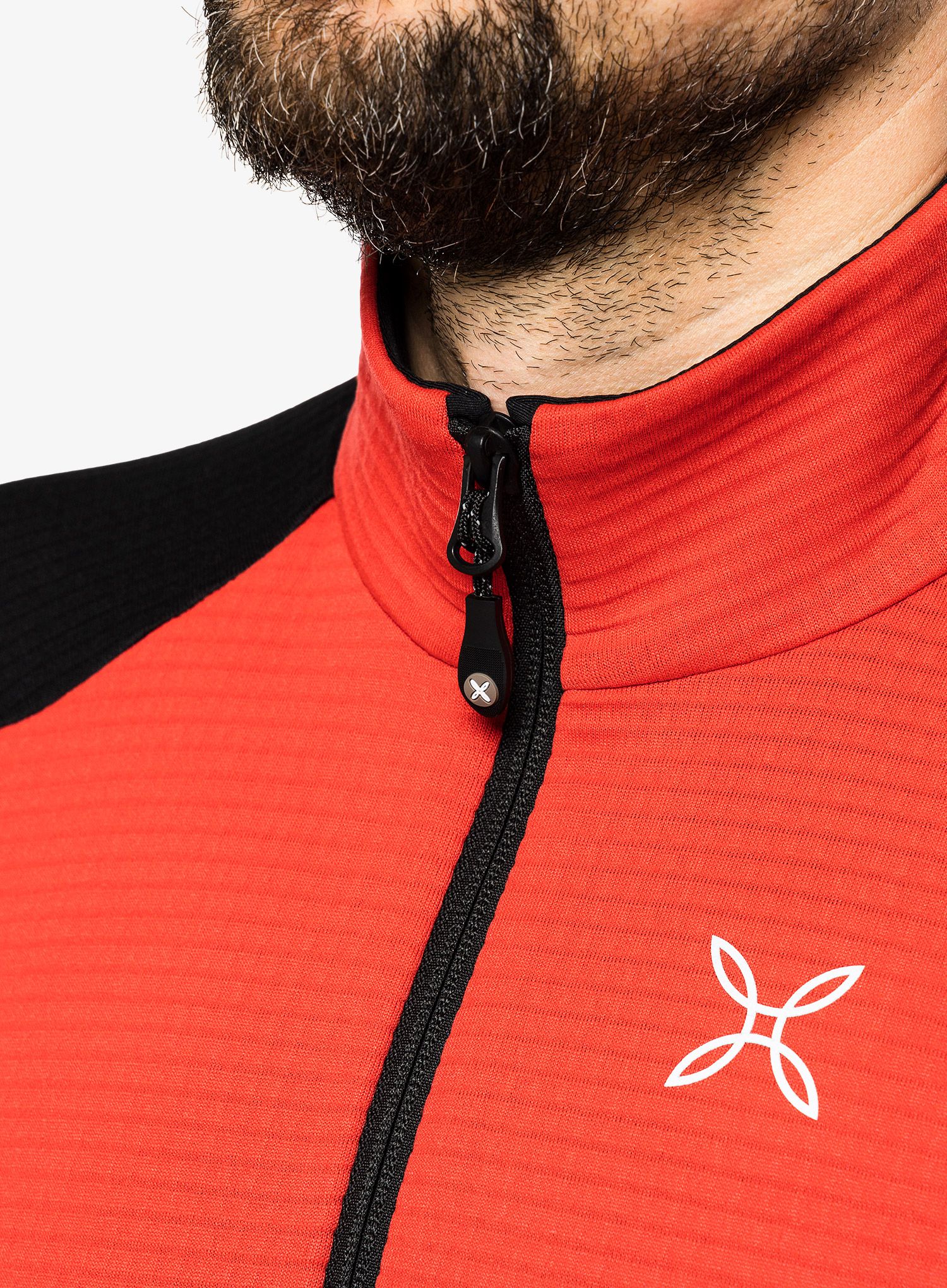 Fleece mikina Montura Stretch Color Jacket - power red