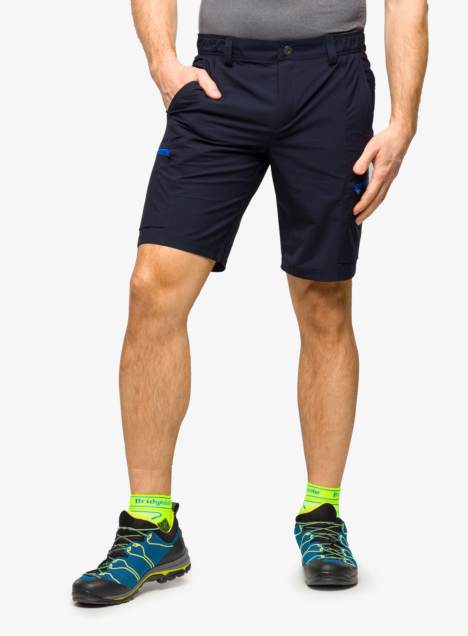 Kraťasy Montura Stretch Light Bermuda - blu notte/celeste