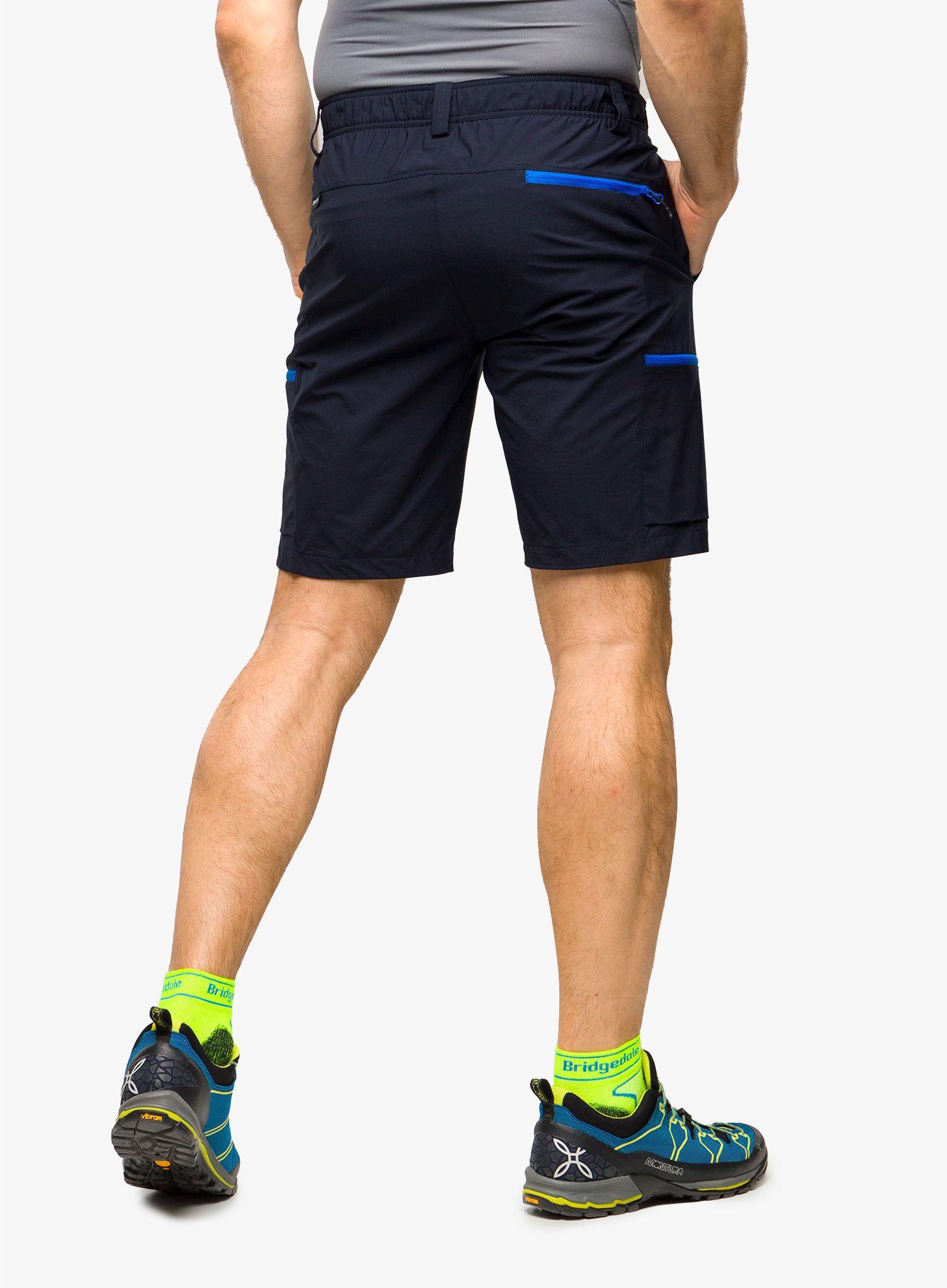 Kraťasy Montura Stretch Light Bermuda - blu notte/celeste