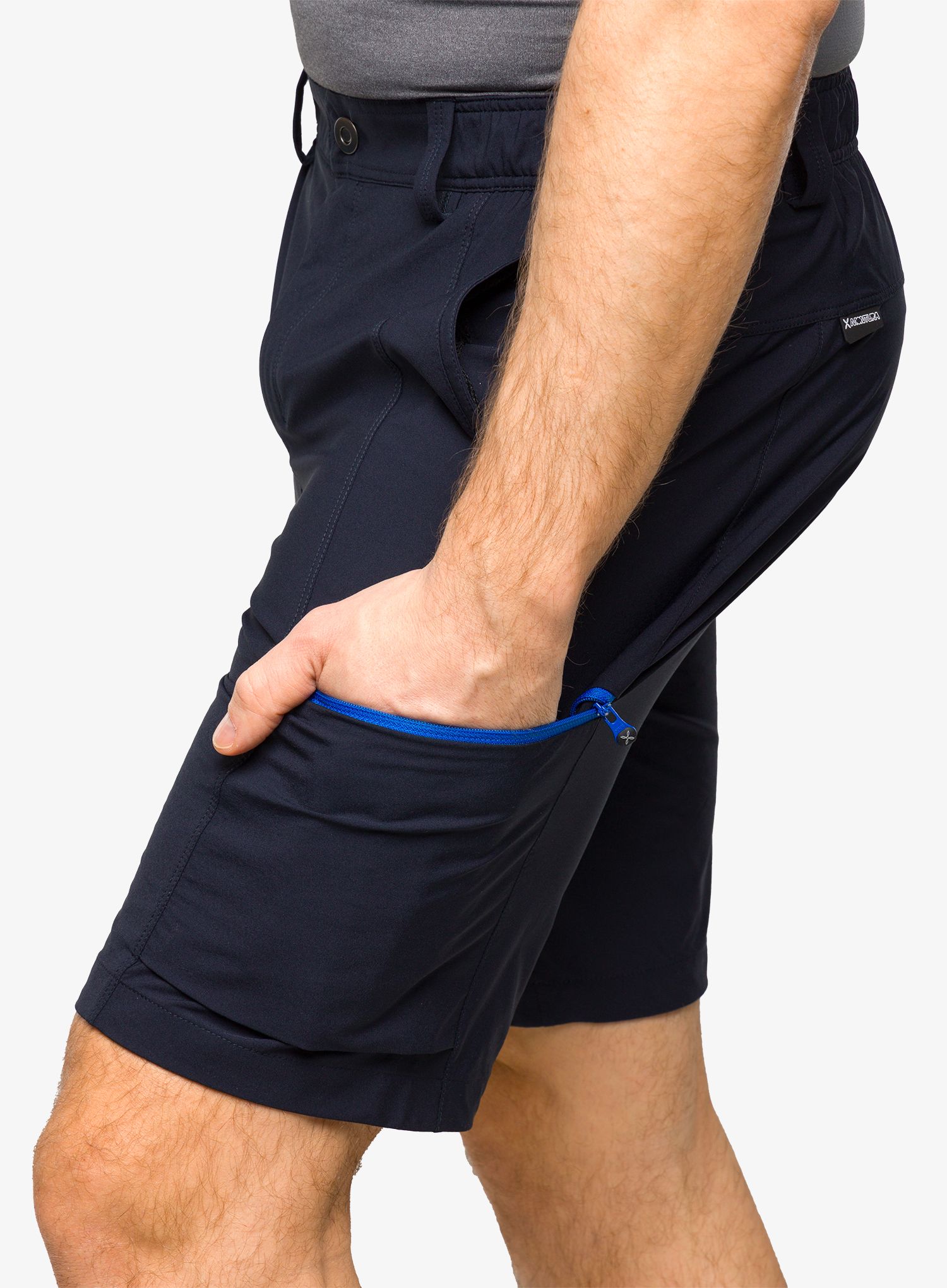 Kraťasy Montura Stretch Light Bermuda - blu notte/celeste