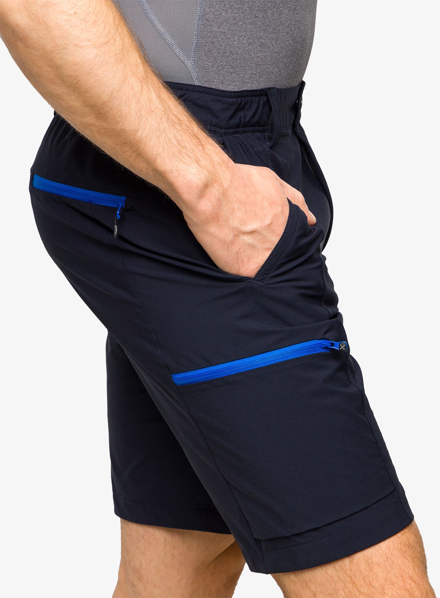 Kraťasy Montura Stretch Light Bermuda - blu notte/celeste