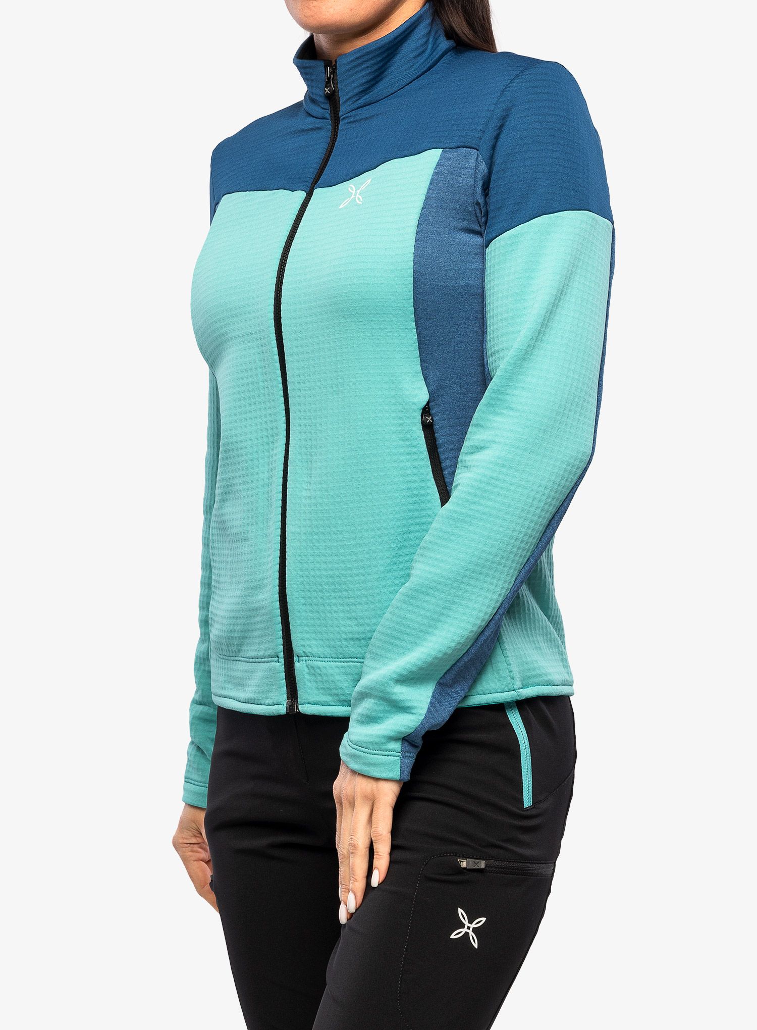 Dámská mikina Montura Stretch Mind Maglia - care blue/deep blue