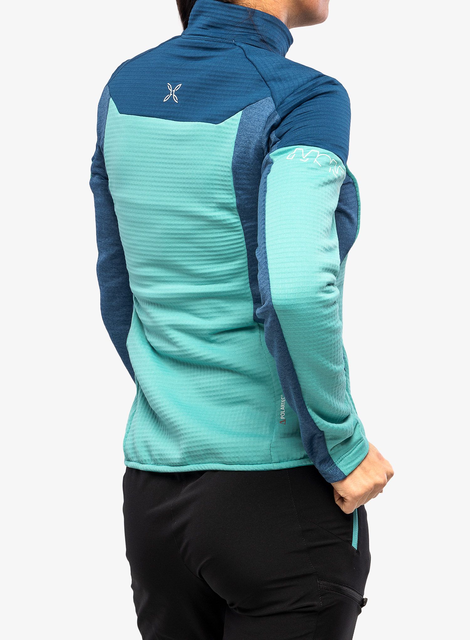 Dámská mikina Montura Stretch Mind Maglia - care blue/deep blue