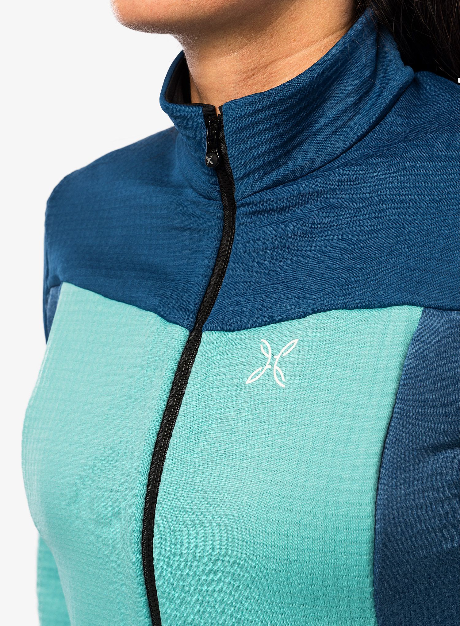 Dámská mikina Montura Stretch Mind Maglia - care blue/deep blue