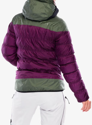 Dámská péřová bunda Montura Summit 2.0 Duvet - wine red/sage green