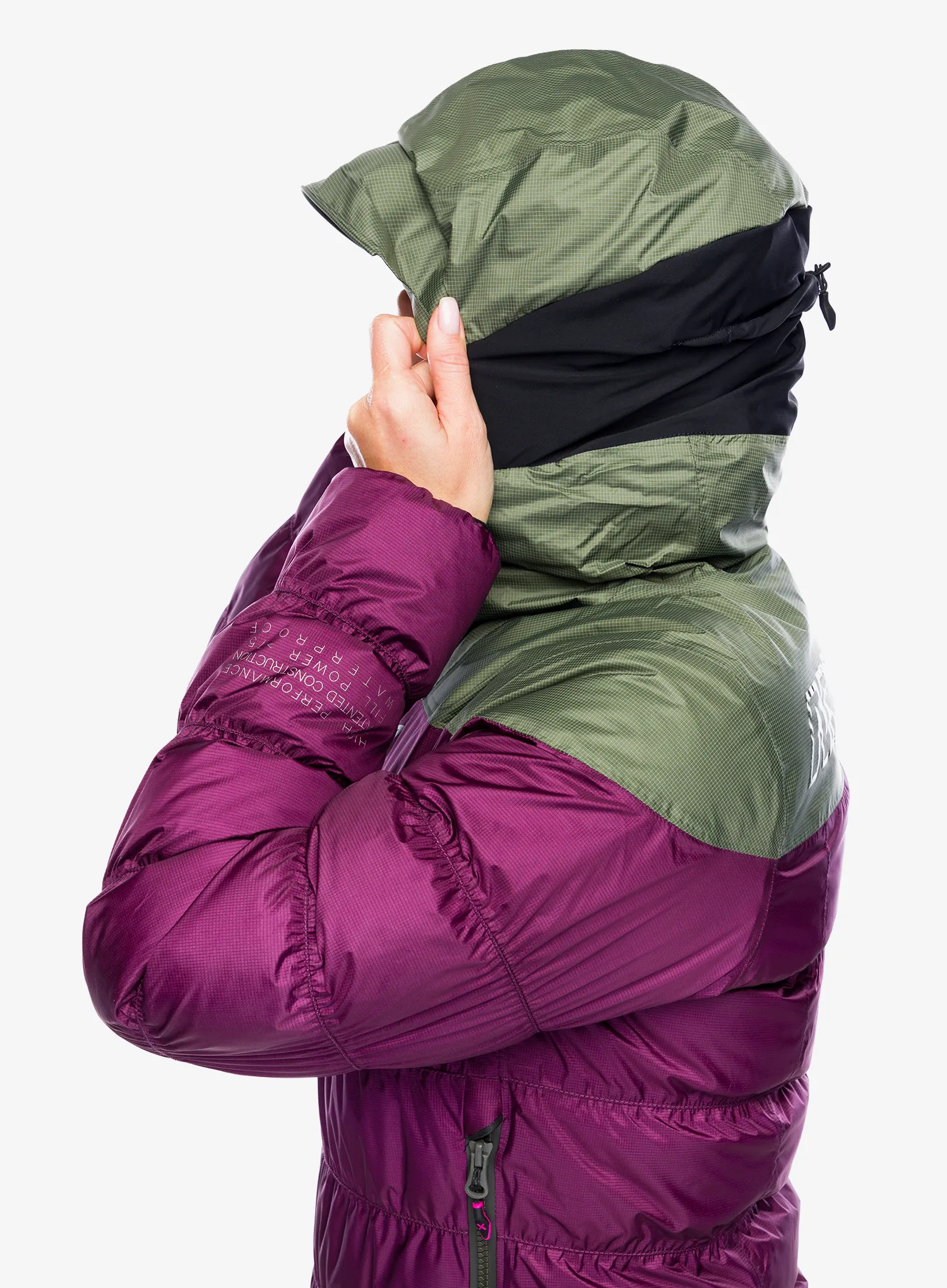 Dámská péřová bunda Montura Summit 2.0 Duvet - wine red/sage green