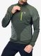 Mikina bez kapuce Montura Thermal Grid 2 Maglia - sage green/lime green