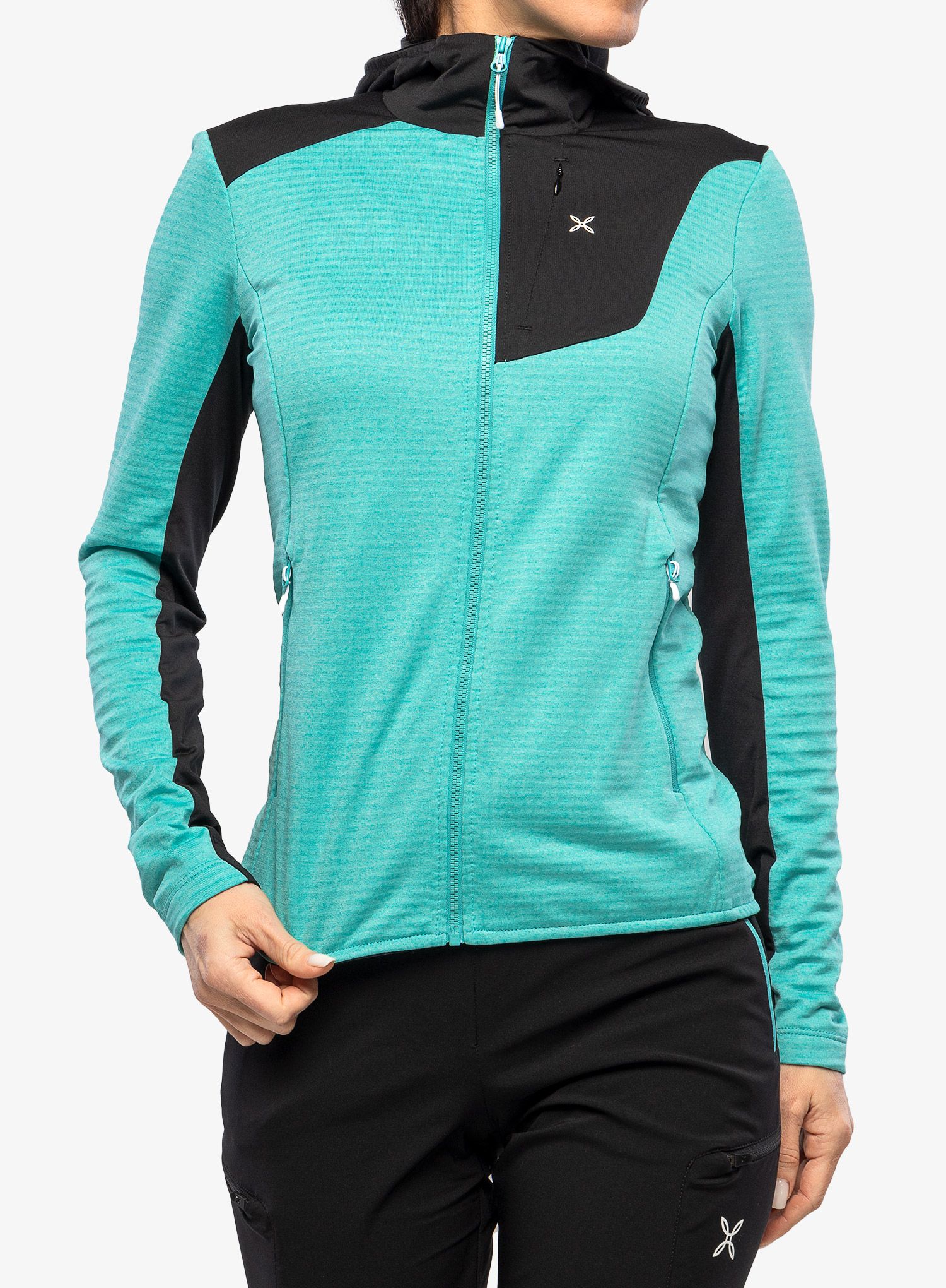 Outdoor mikina dámská Montura Thermal Grid Pro Hoody Maglia - care blue