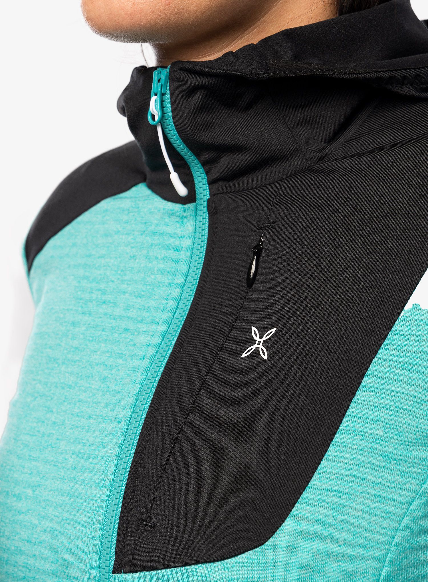 Outdoor mikina dámská Montura Thermal Grid Pro Hoody Maglia - care blue