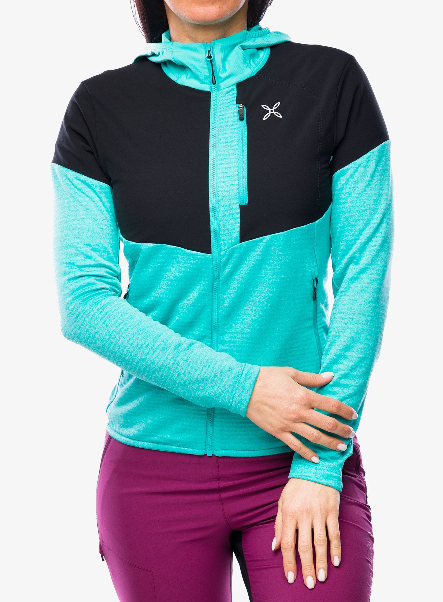 Dámská mikina na zip Montura Thermalgrid Pro 2 Maglia - light blue