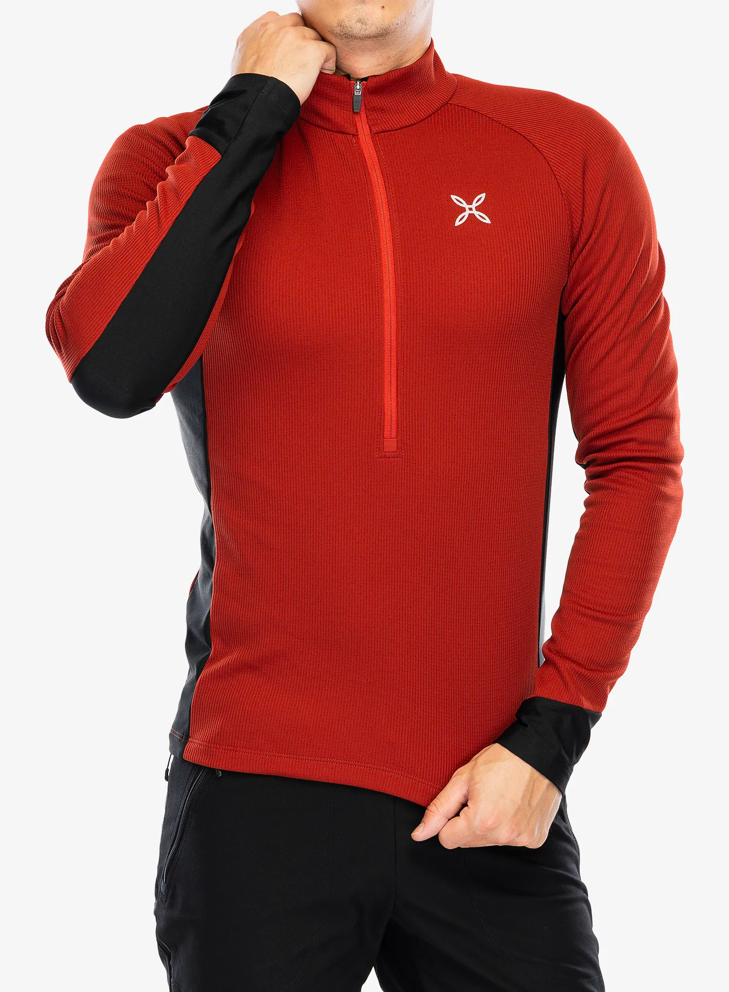 Mikina bez kapuce Montura Thermic 2 Maglia - tobacco