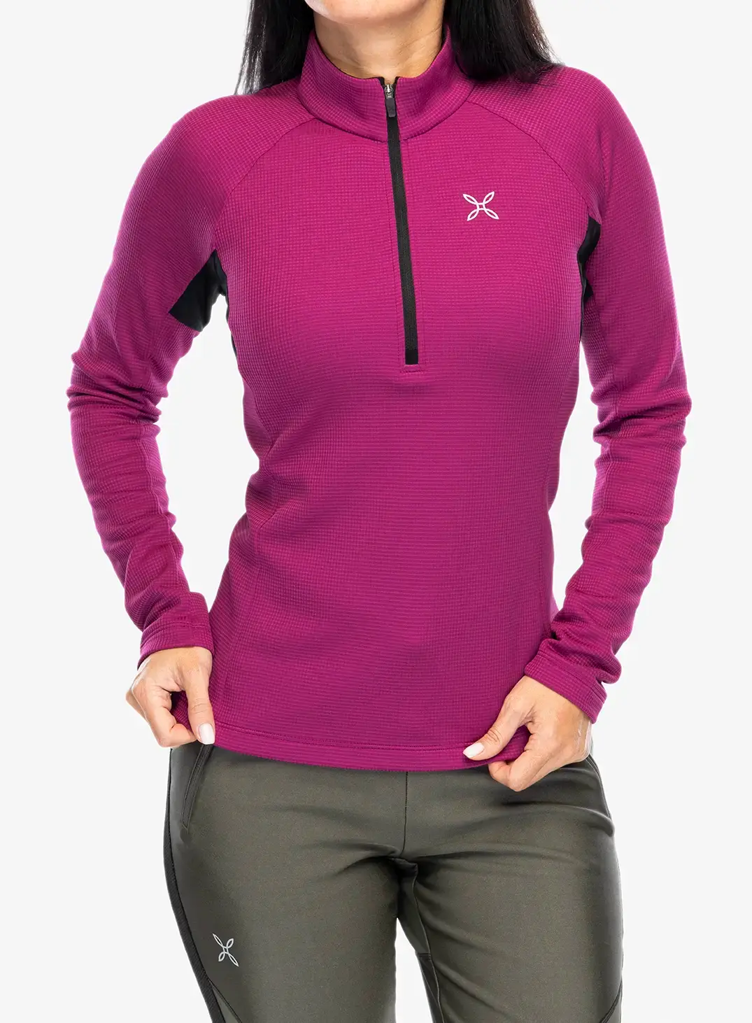 Fleece mikina dámská Montura Thermic 4 Maglia - baton rouge