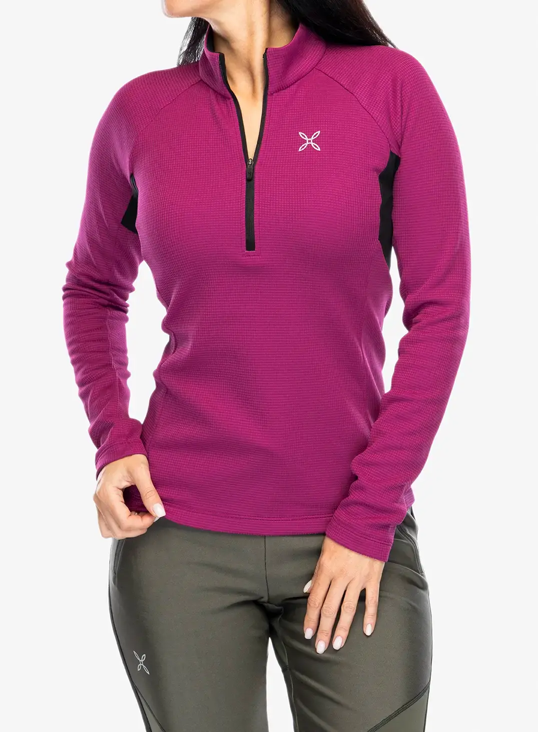 Fleece mikina dámská Montura Thermic 4 Maglia - baton rouge