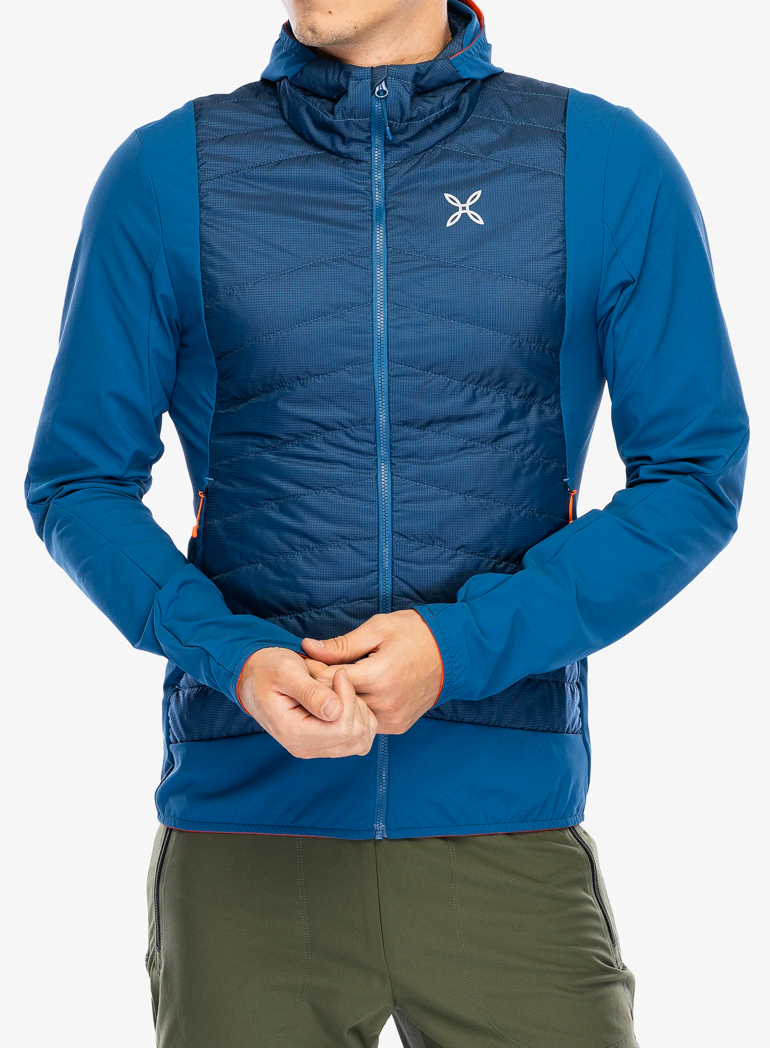 Hybridní bunda Montura Trace Hybrid Jacket - deep blue/orange