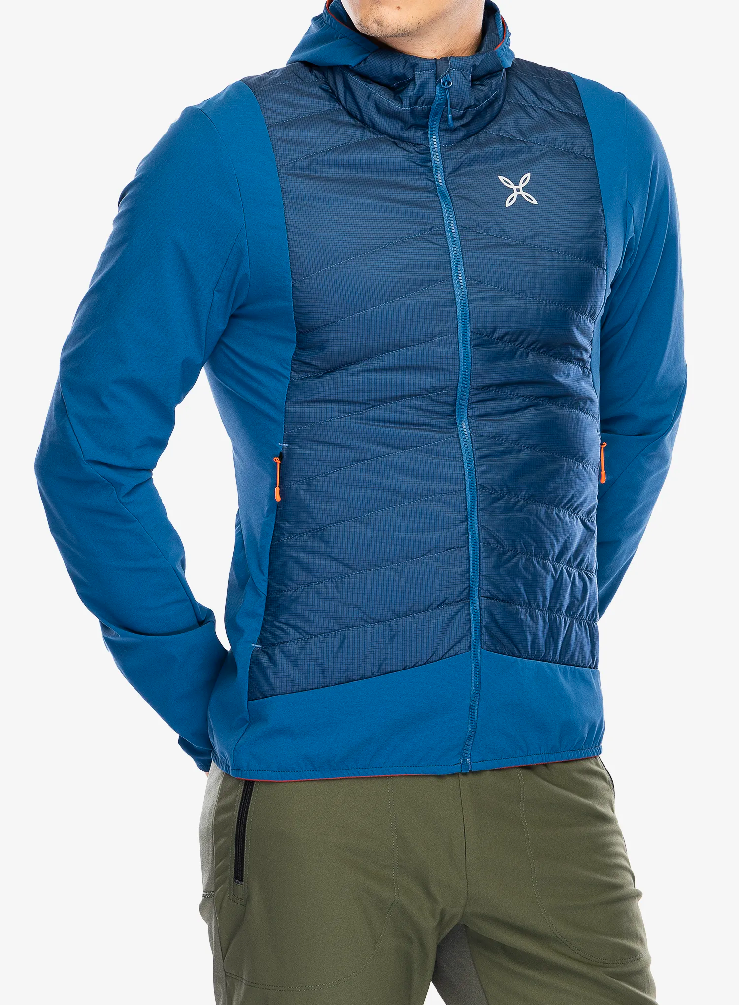 Hybridní bunda Montura Trace Hybrid Jacket - deep blue/orange