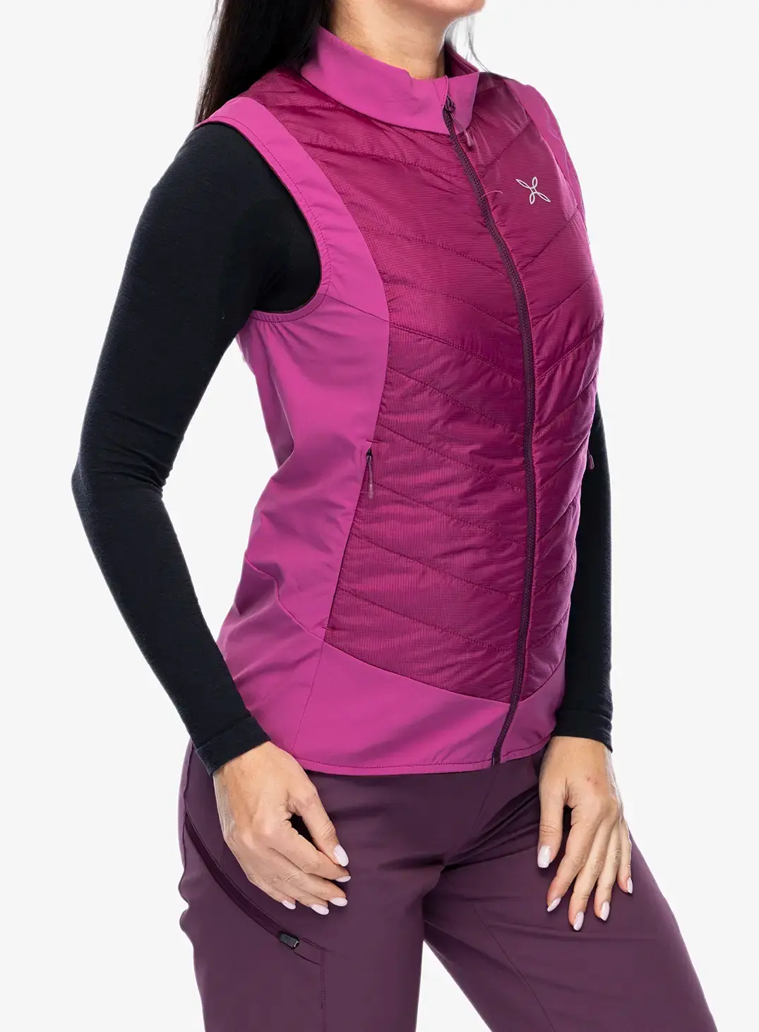 Vesta dámská Montura Trace Hybrid Vest - baton rouge/wine red