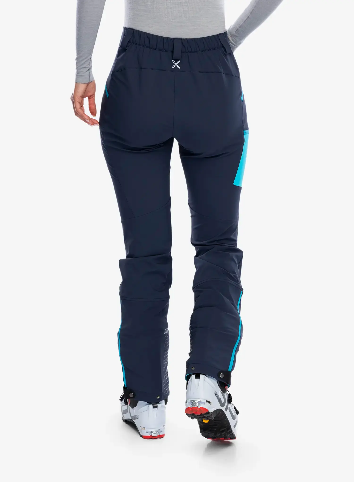 Softshellové kalhoty dámské Montura Trace Light Pants - graphite blue/turquoise