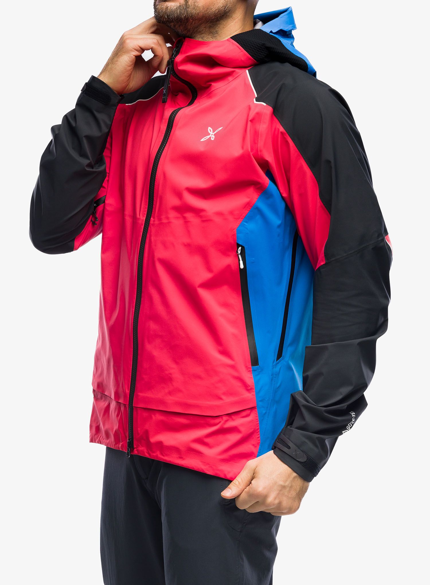 GORE TEX bunda Montura Tribute Jacket - power red/bright blue