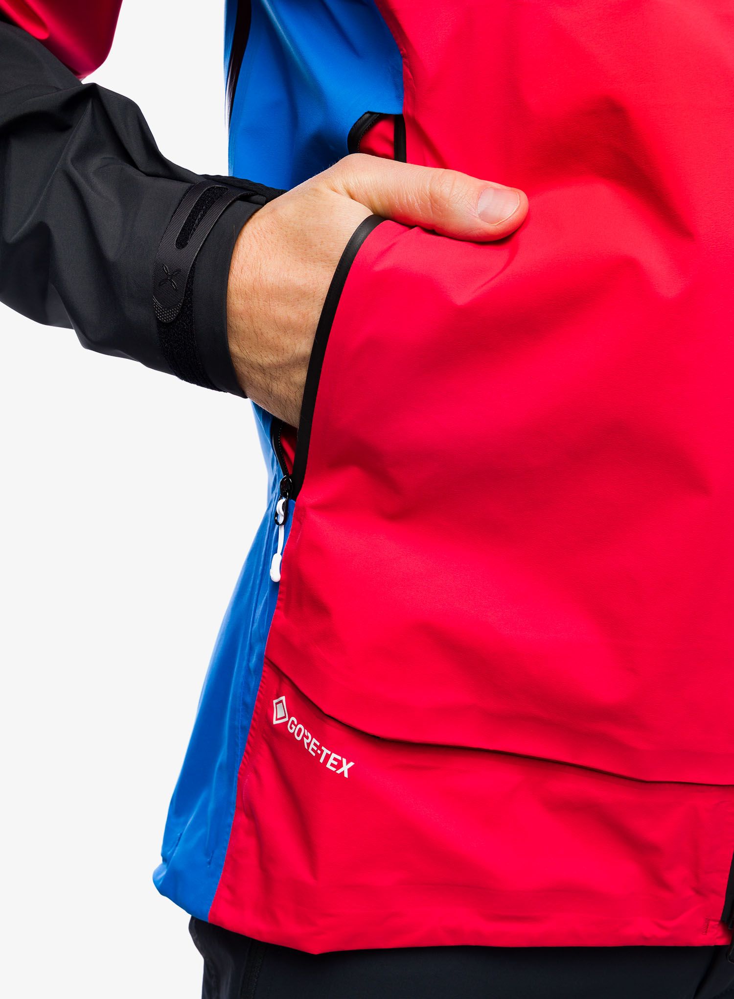 GORE TEX bunda Montura Tribute Jacket - power red/bright blue