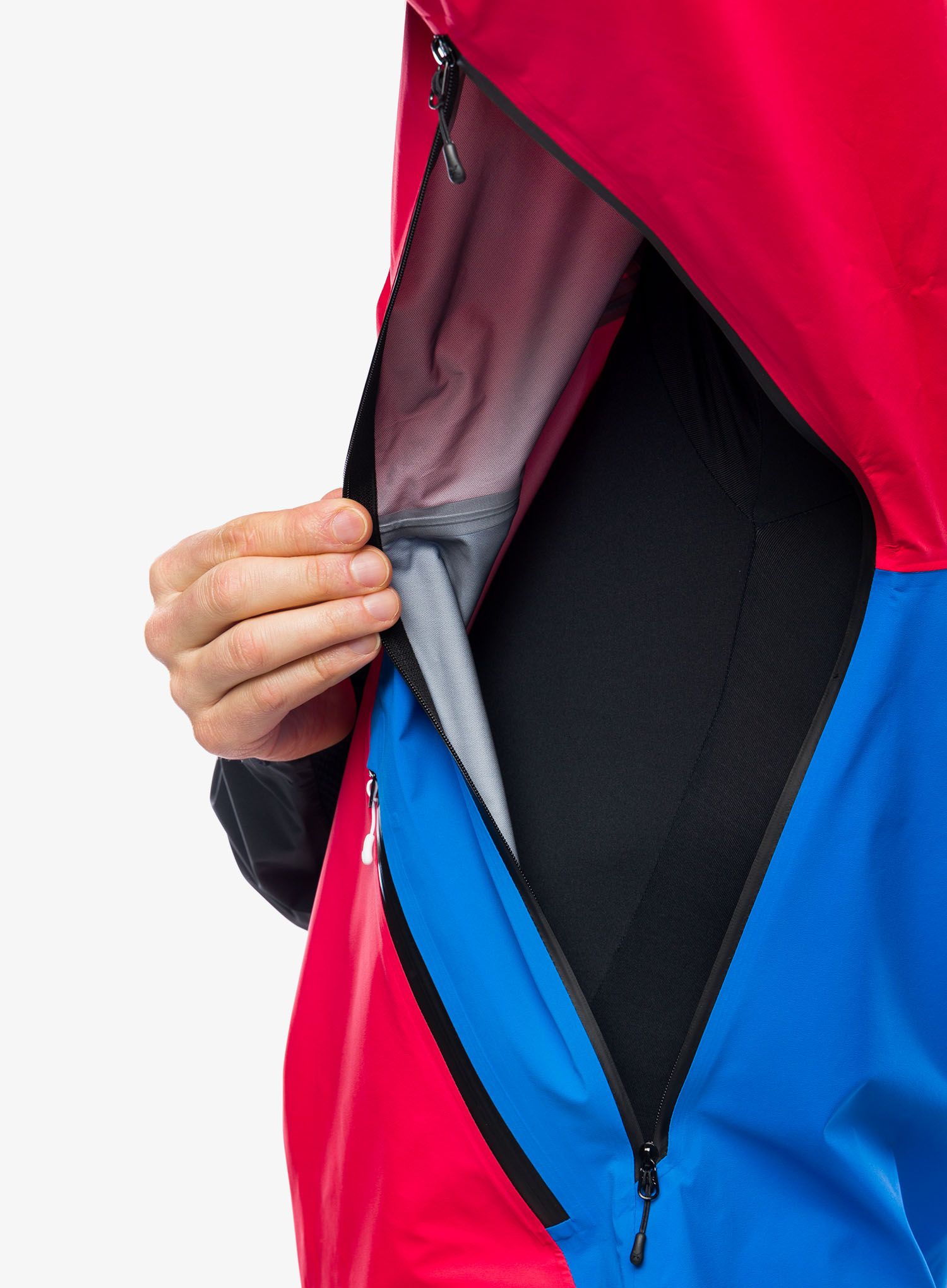 GORE TEX bunda Montura Tribute Jacket - power red/bright blue
