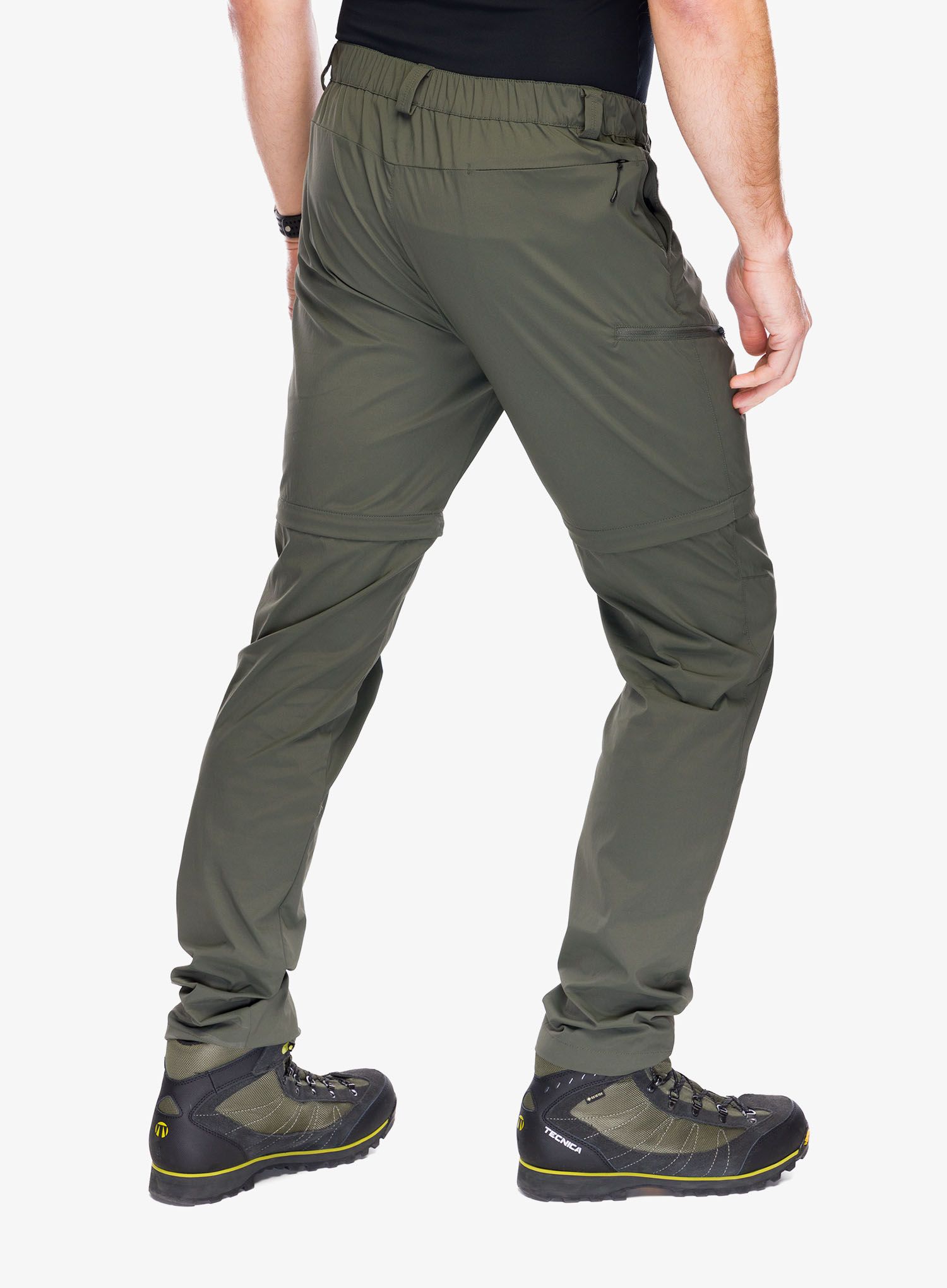 Turistické kalhoty Montura Valbruna Zip Off Pants - sage green