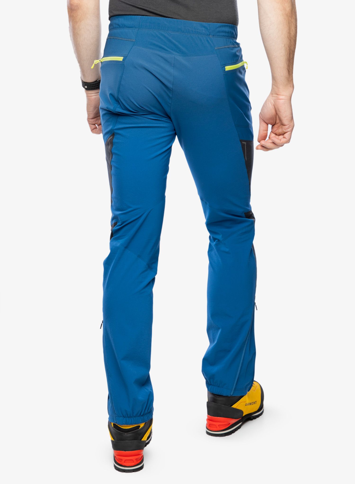 Lezecké kalhoty Montura Vertigo Tekno Pants - deep blue/lime green