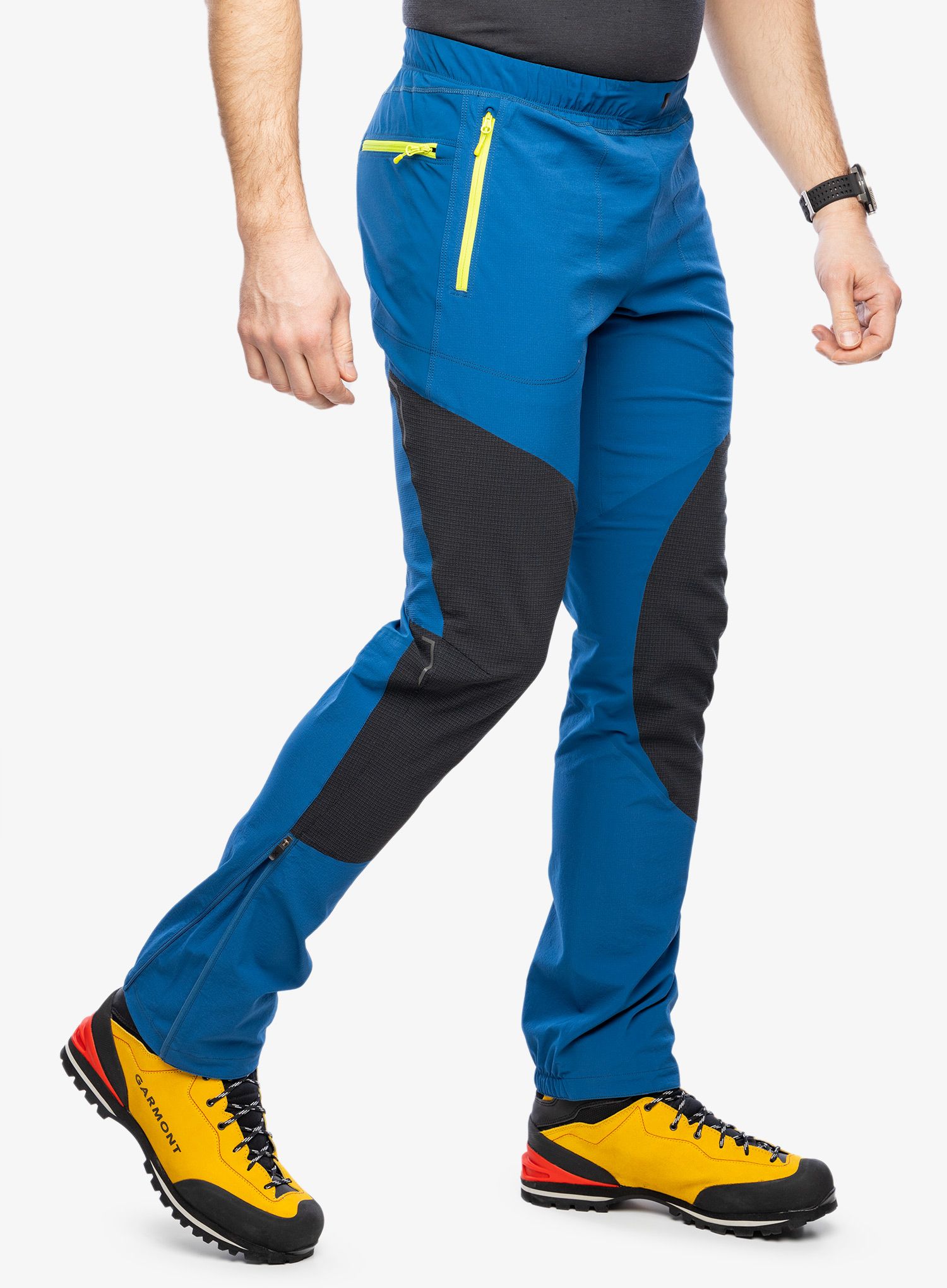 Lezecké kalhoty Montura Vertigo Tekno Pants - deep blue/lime green