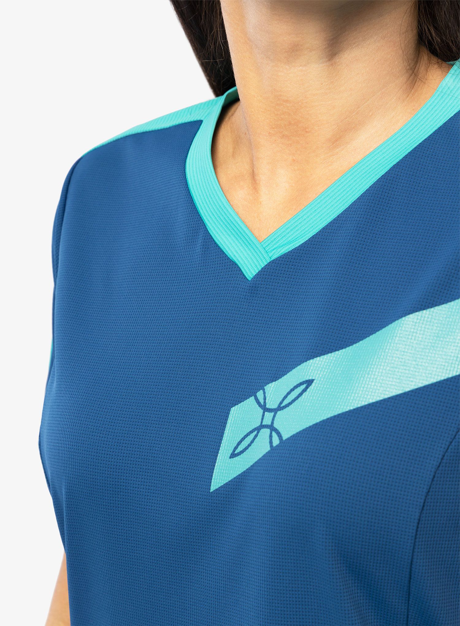 Dámské cyklistické triko Montura Way T-shirt - deep blue/care blue