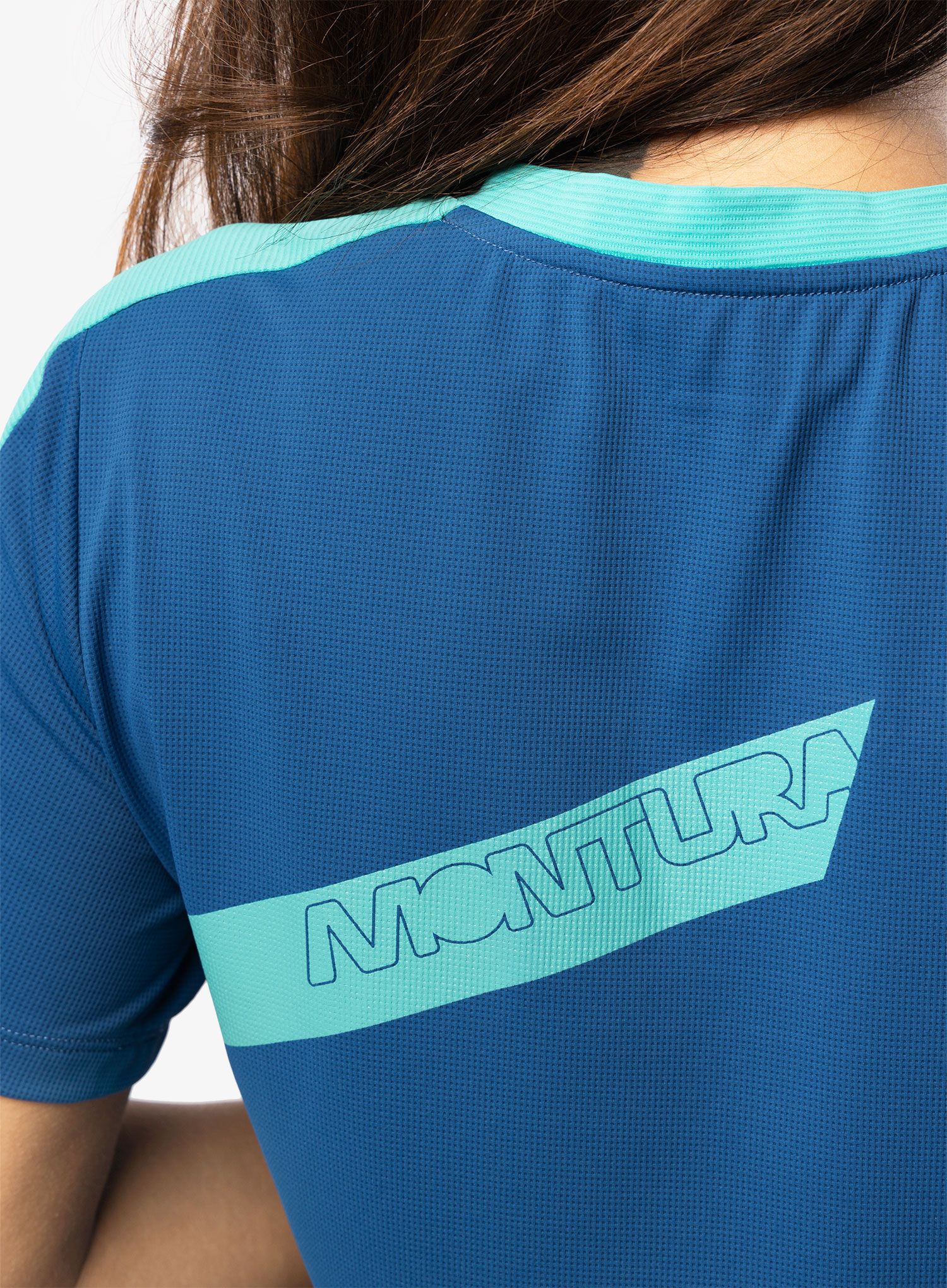 Dámské cyklistické triko Montura Way T-shirt - deep blue/care blue