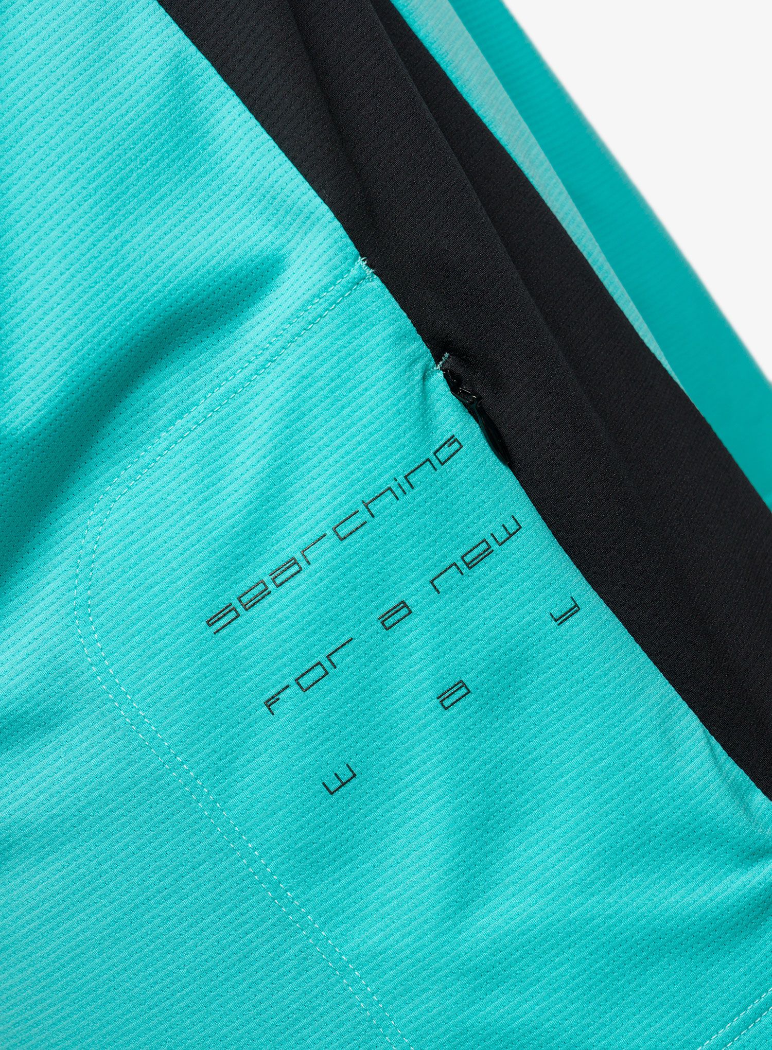 Cyklistické triko Montura Way Zip T-Shirt - light blue/black