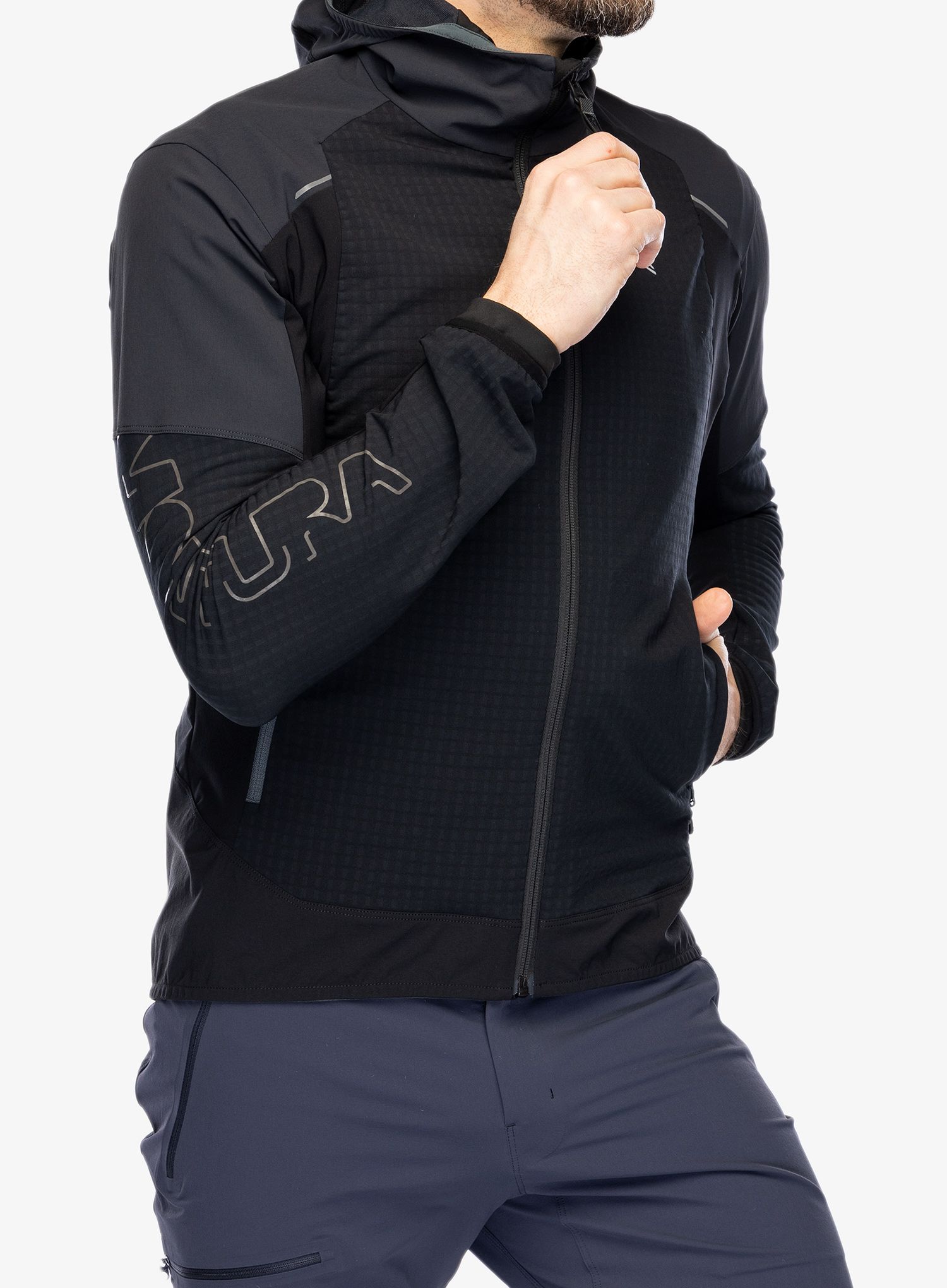 Softshellová bunda Montura Wind Revolution Hoody Jacket - black