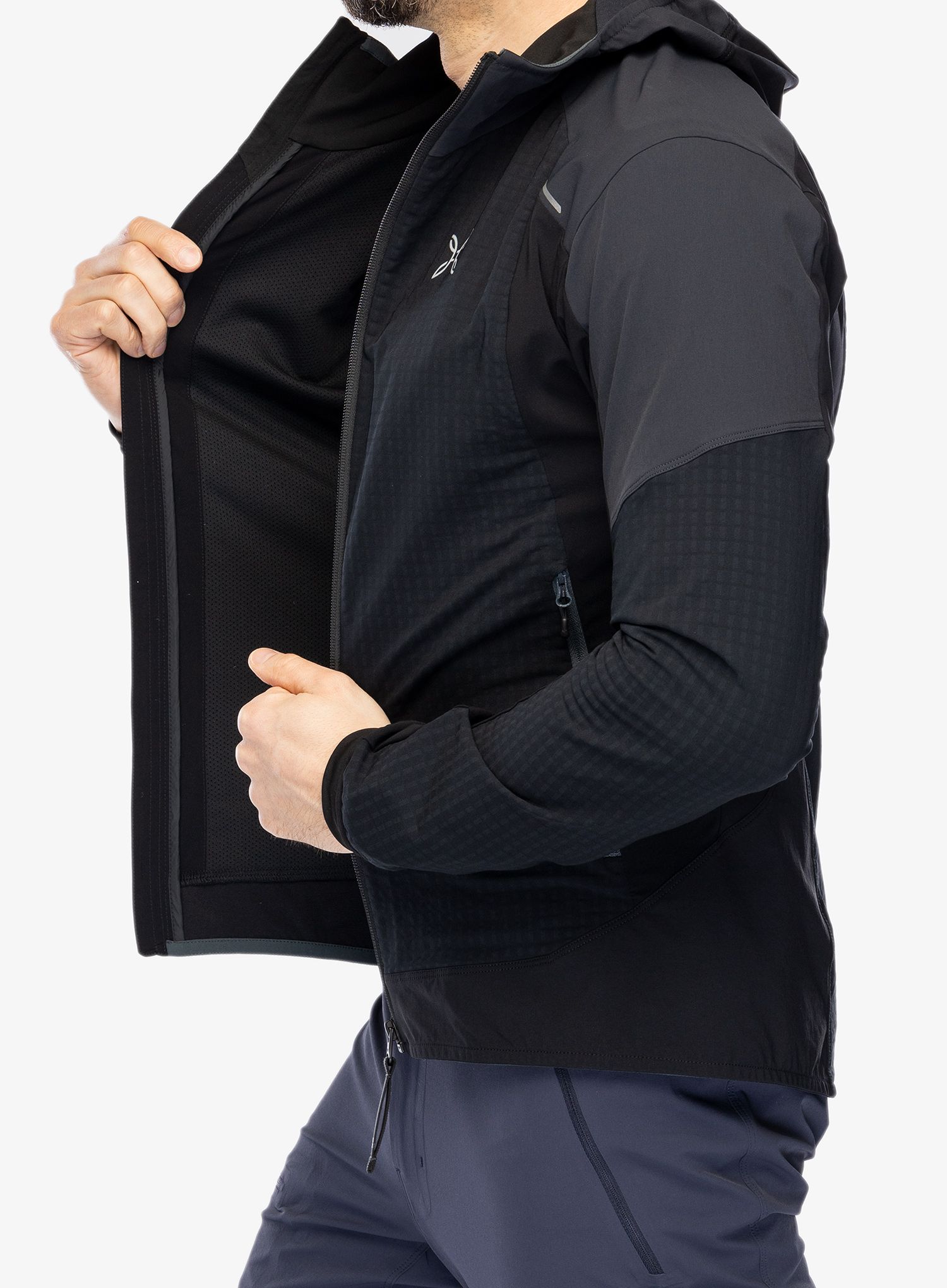 Softshellová bunda Montura Wind Revolution Hoody Jacket - black