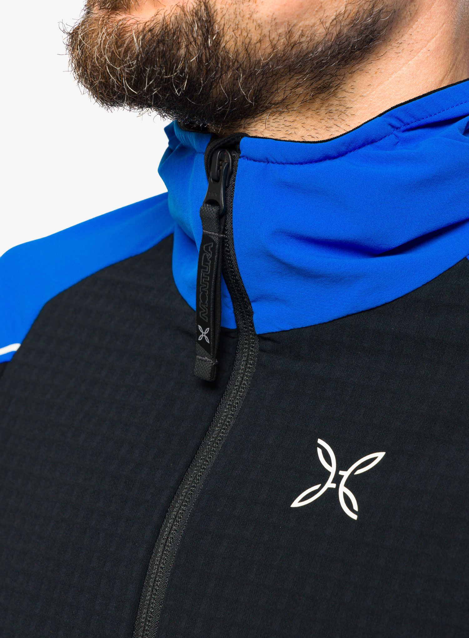 Softshellová bunda Montura Wind Revolution Hoody Jacket - nero/celeste