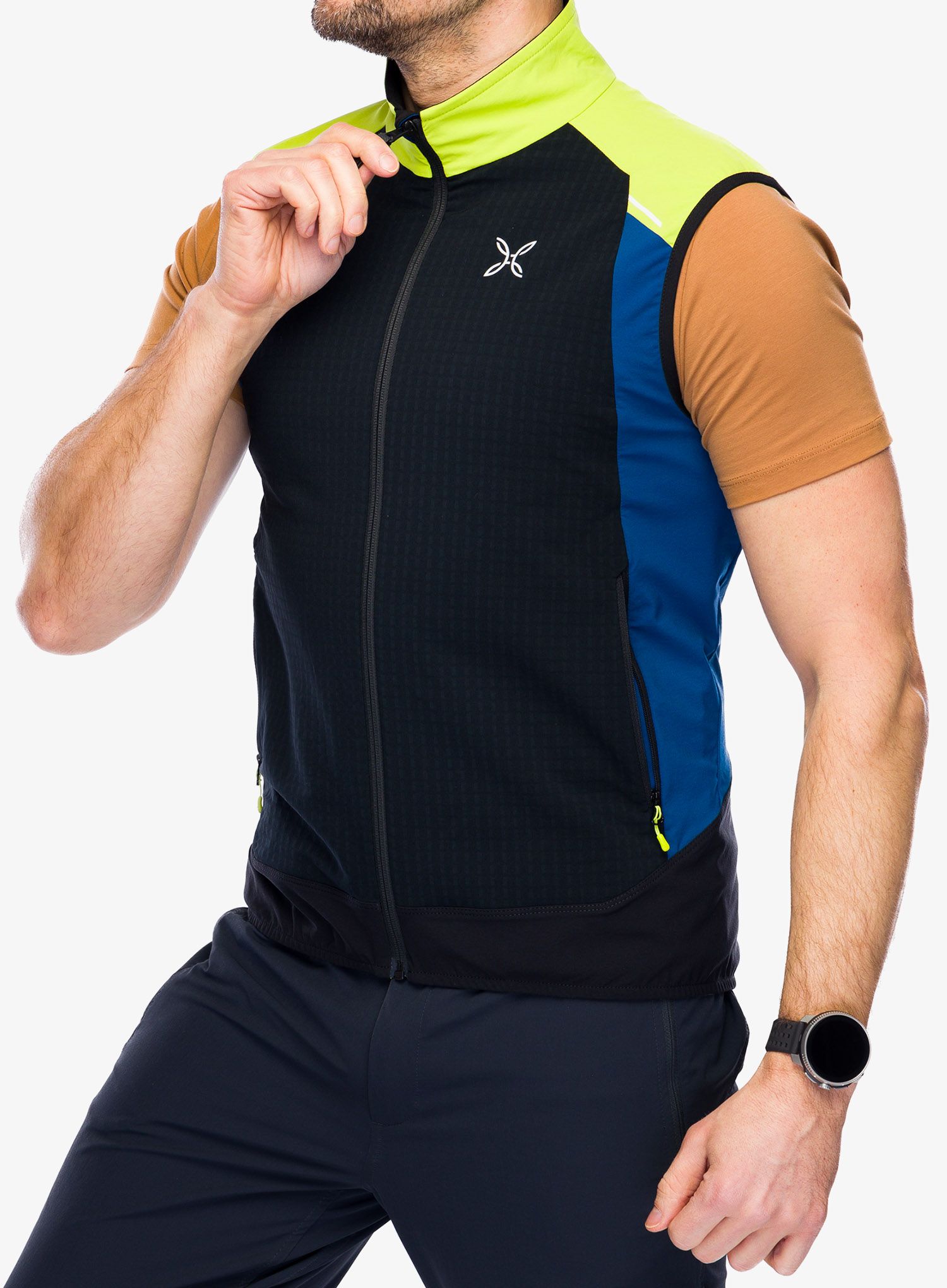 Vesta Montura Wind Revolution Vest - black/lime green