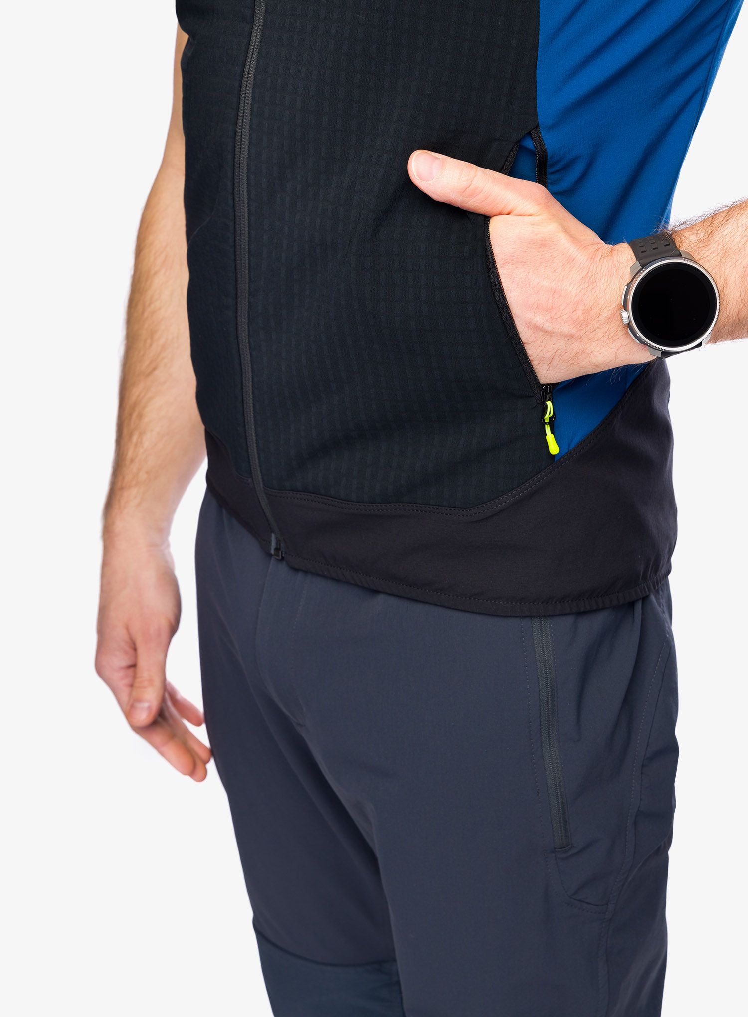 Vesta Montura Wind Revolution Vest - black/lime green