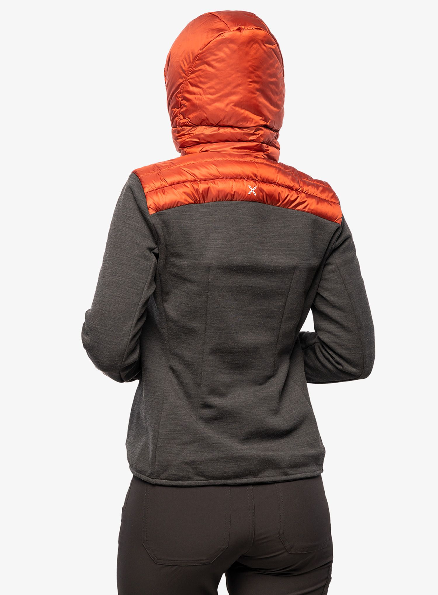 Hybridní bunda dámská Montura Wool Essential Hoody Jacket - tabacco