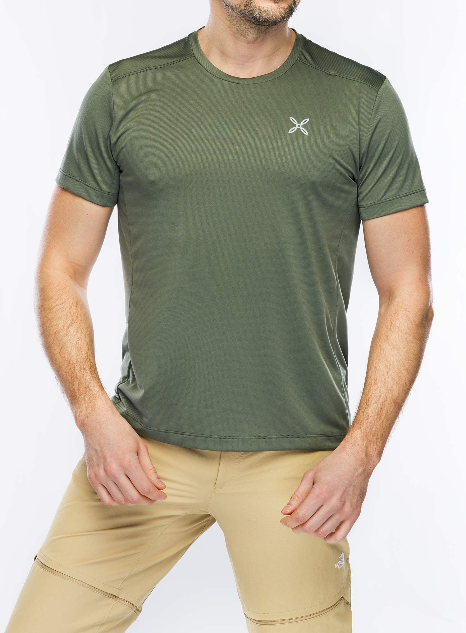 Rychleschnoucí triko Montura World 2 T-Shirt - sage green