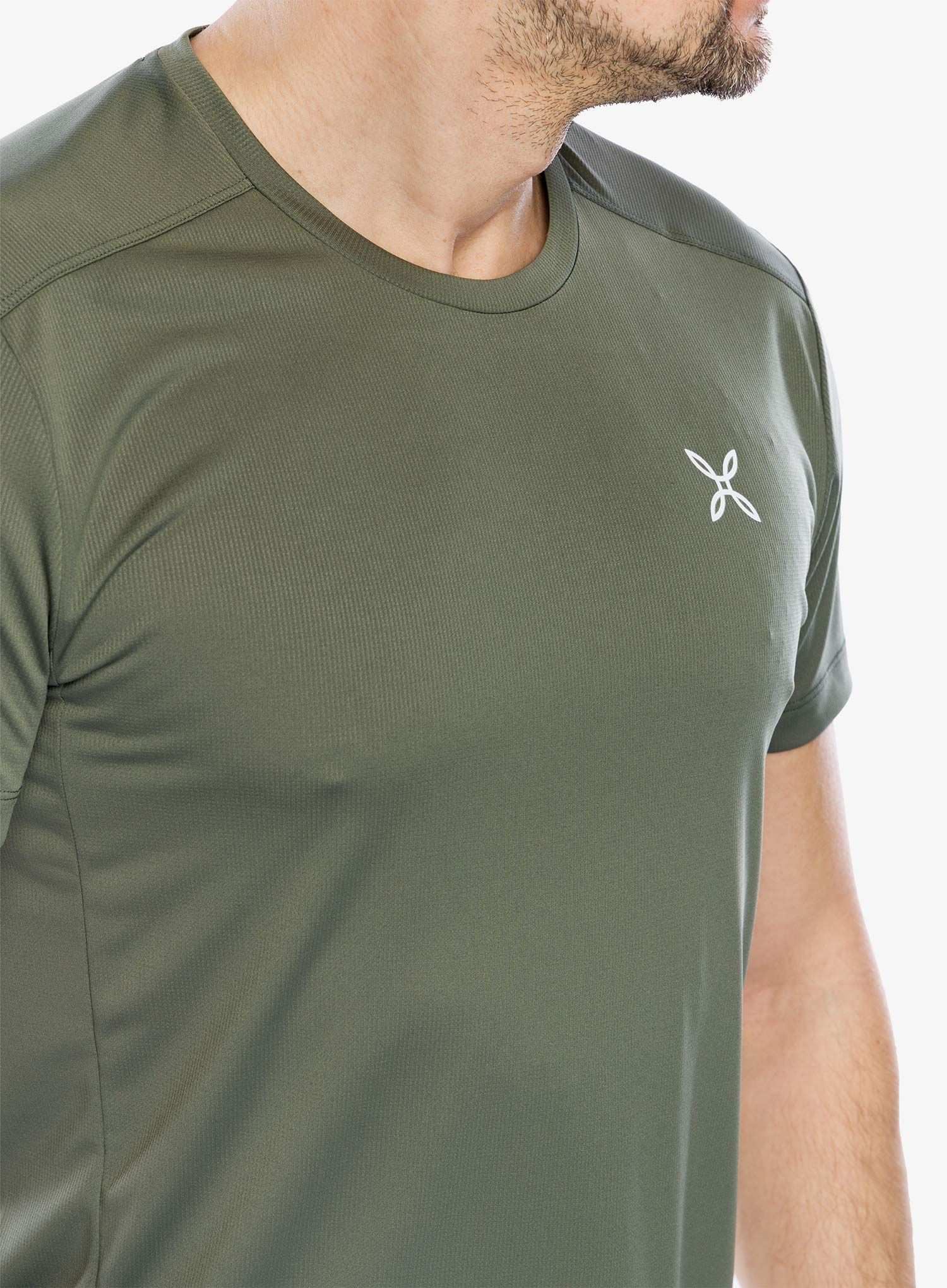 Rychleschnoucí triko Montura World 2 T-Shirt - sage green