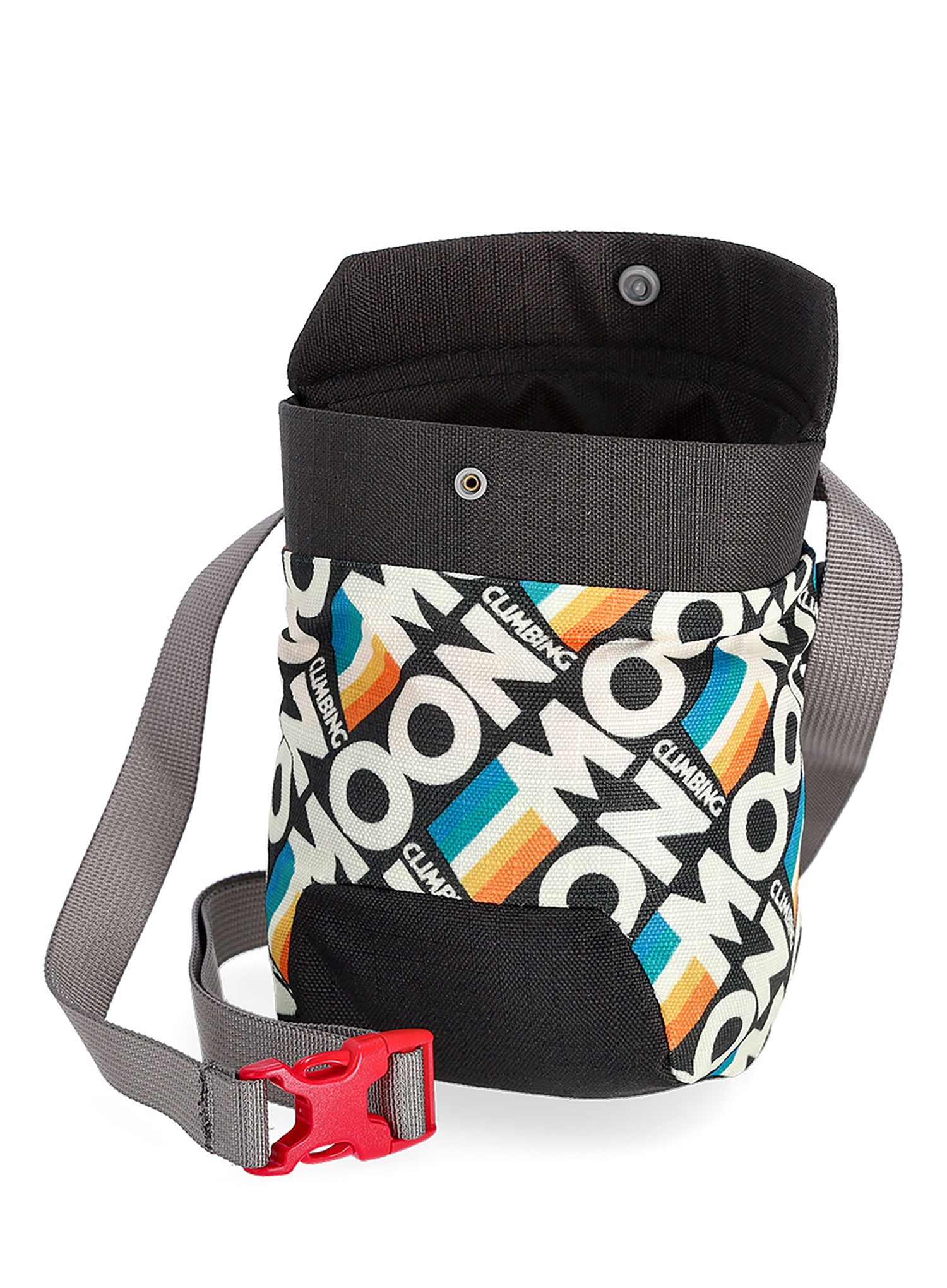 Pytlík na magnézium Moon Climbing Sport Chalk Bag - retro stripe black
