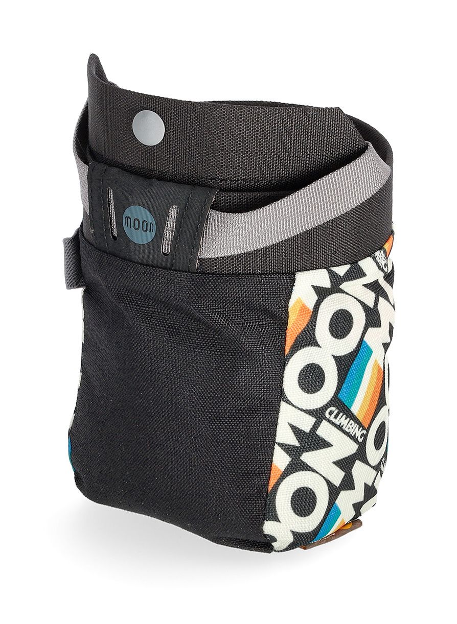 Pytlík na magnézium Moon Climbing Sport Chalk Bag - retro stripe black