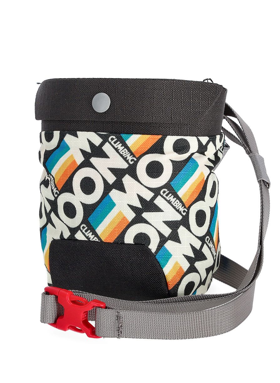 Pytlík na magnézium Moon Climbing Sport Chalk Bag - retro stripe black